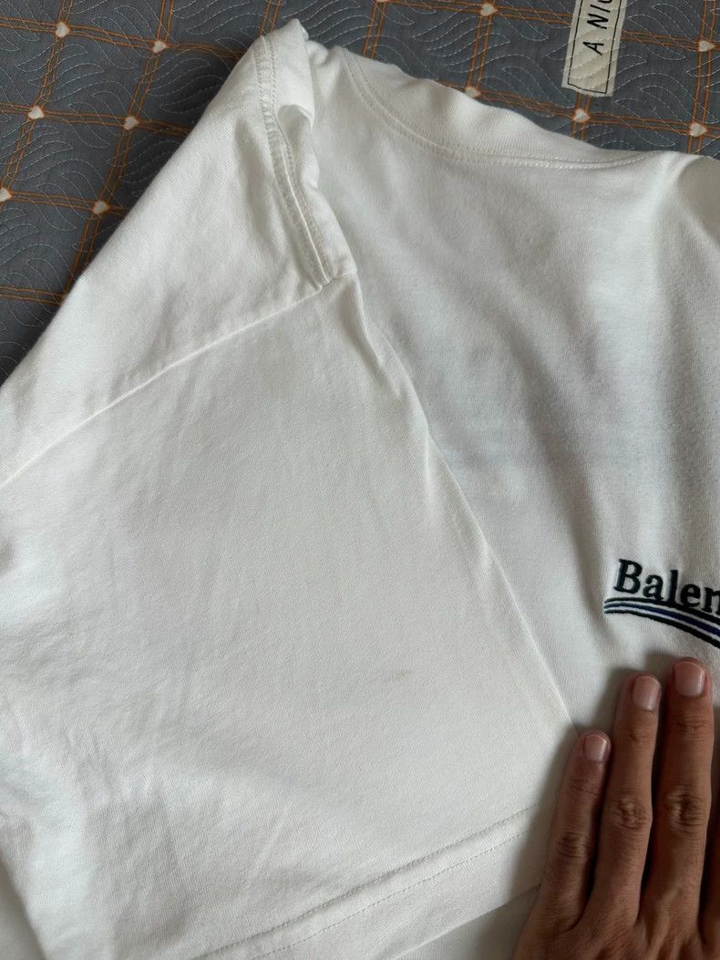 Balenciaga Balenciaga White cola short sleeves Size US XS / EU 42 / 0 - 8 Thumbnail