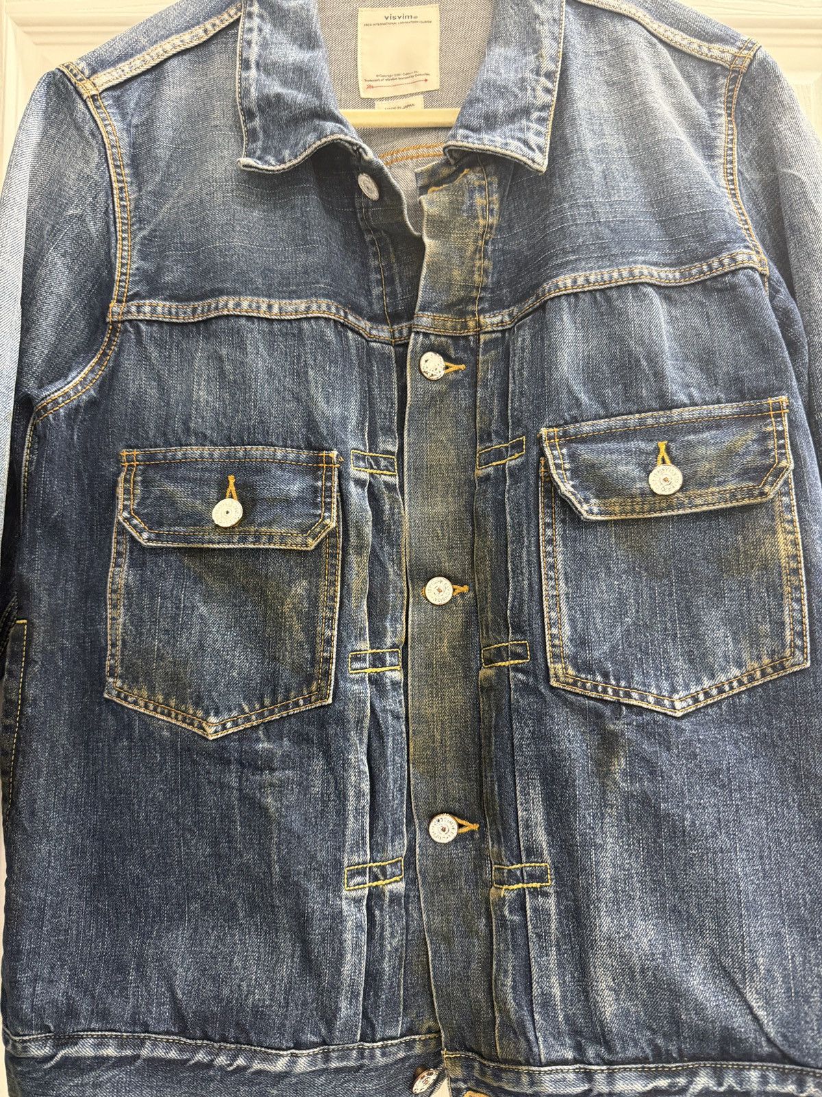 Visvim Visvim FW19 SS101 JKT DRY DMGD-1000 Size US M / EU 48-50 / 2 - 2 Thumbnail
