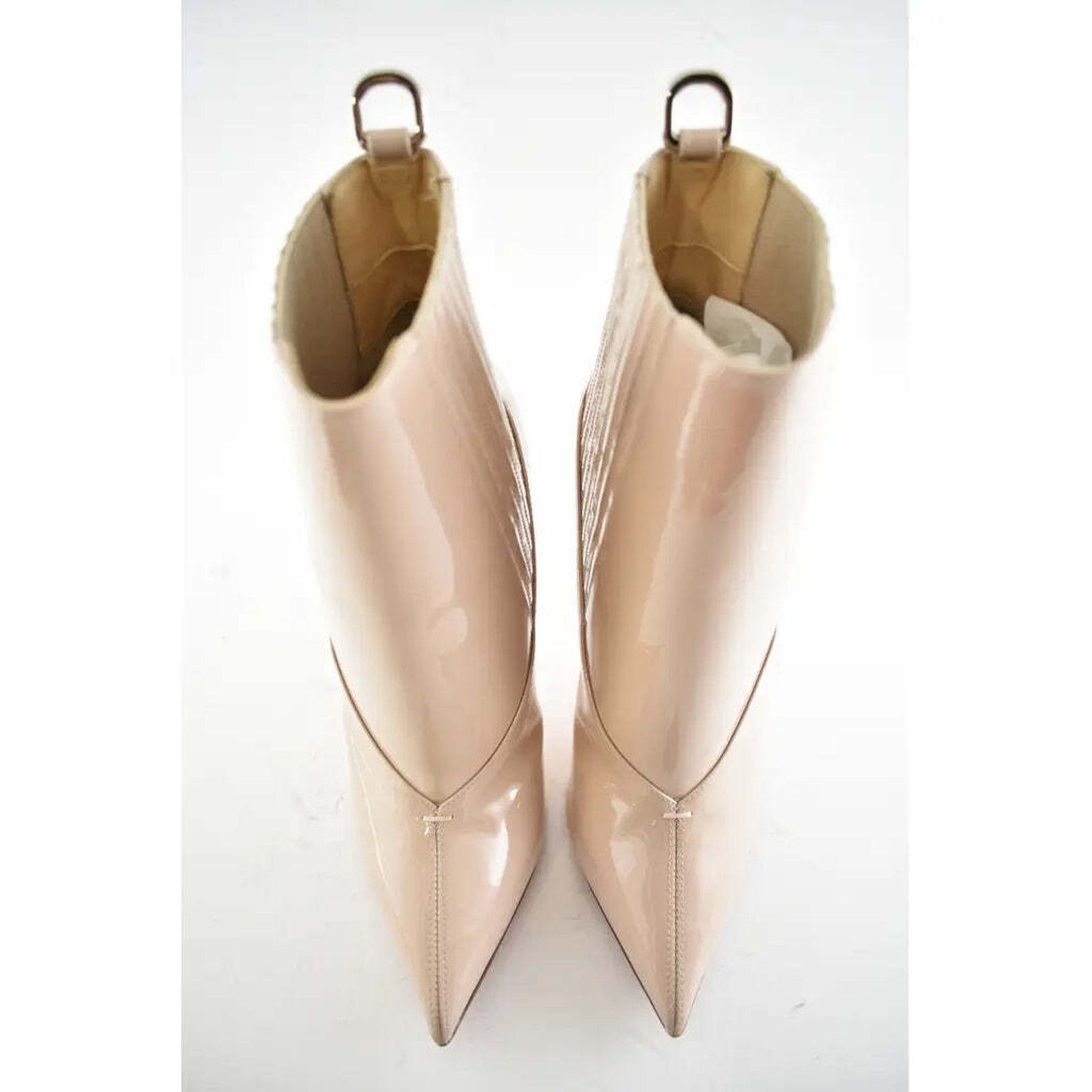 Christian Louboutin Christian Louboutin Epic Boot 100 Nude Patent Stiletto Heel Size US 7 / IT 37 - 6 Thumbnail
