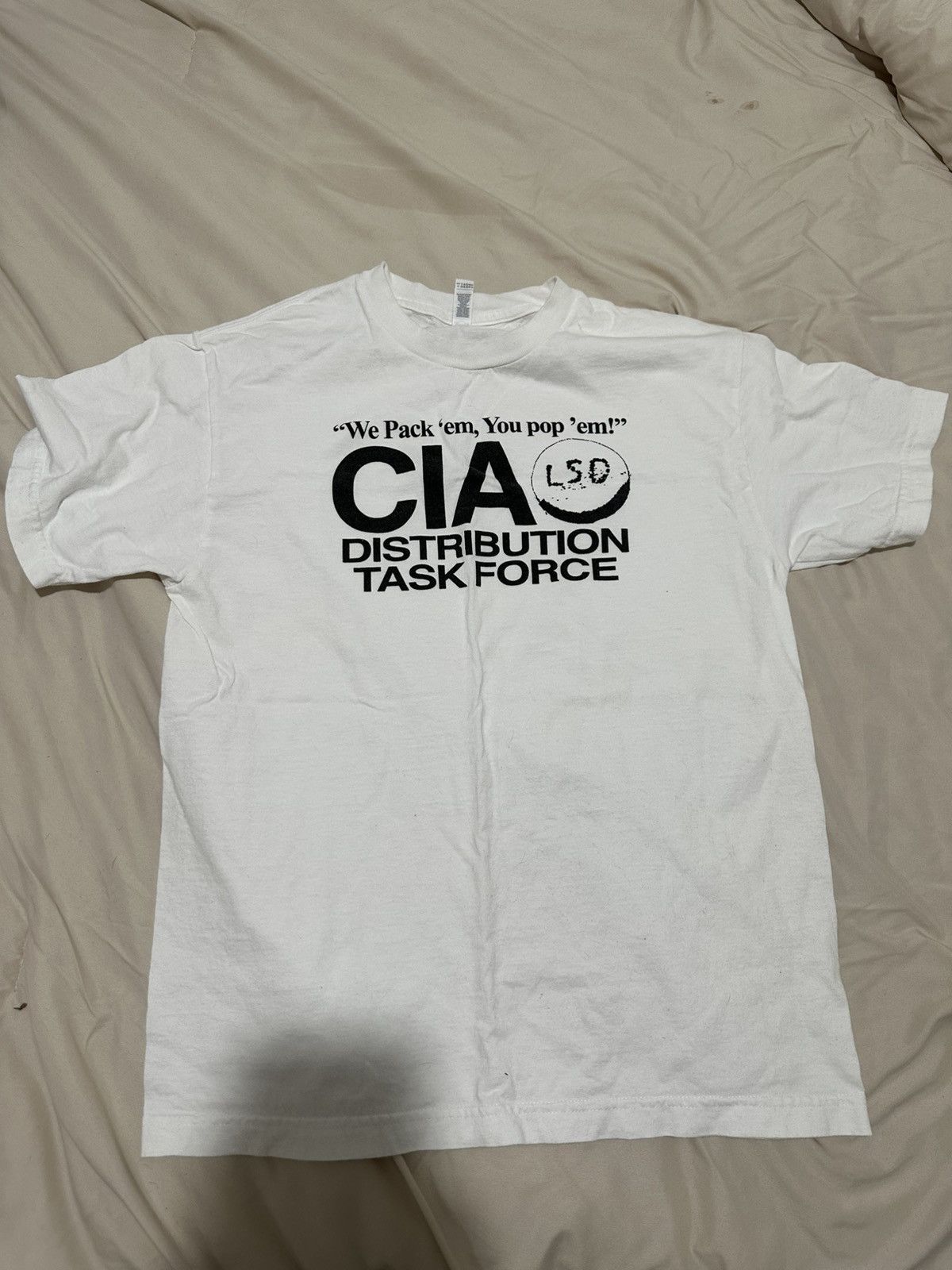 Vintage CIA TEE Size US M / EU 48-50 / 2 - 1 Thumbnail
