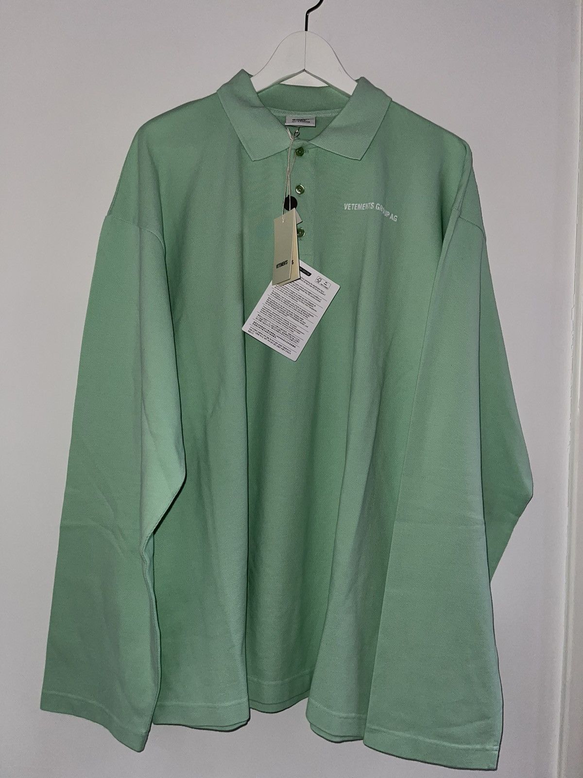 Vetements Vetements SS18 Volksb Long Sleeve Polo Size US L / EU 52-54 / 3 - 3 Thumbnail