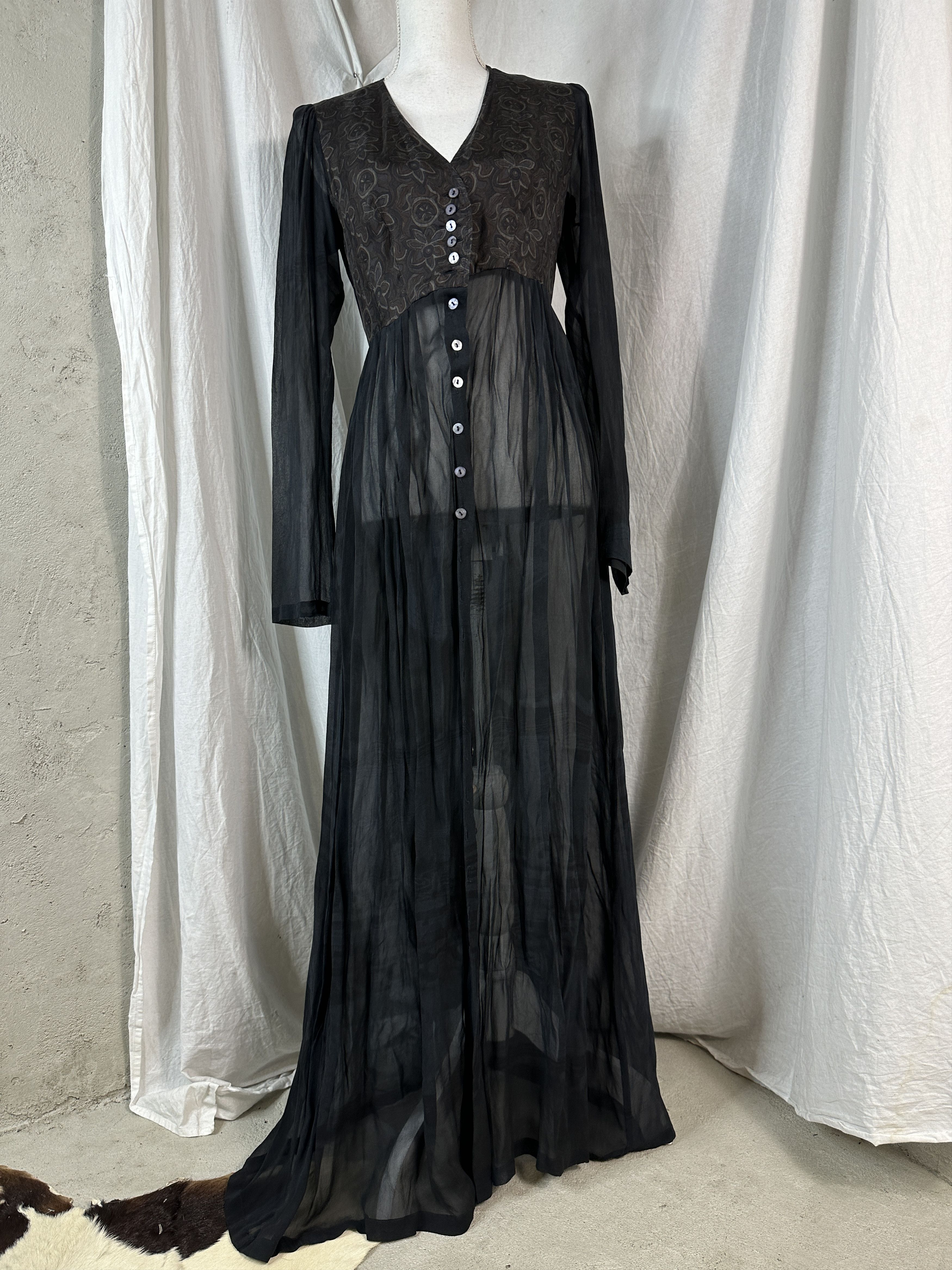 Dries Van Noten × Vintage Vintage Silk Dress Dries Van Noten Size M / US 6-8 / IT 42-44 - 1 Thumbnail
