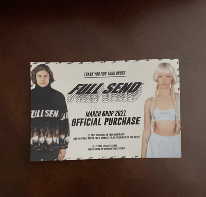 Full Send Original Unopened Full Send Duffel Bag 2020-2021 Release Size ONE SIZE - 3 Thumbnail