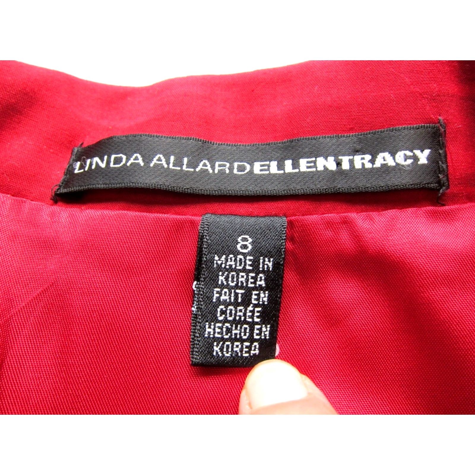 Ellen Tracy Linda Allard Ellen Tracy Blazer Women 8 Red Ombre Pocket Blazer Jacket Woodruff Retro Blazer Womens Size M / US 6-8 / IT 42-44 - 4 Thumbnail