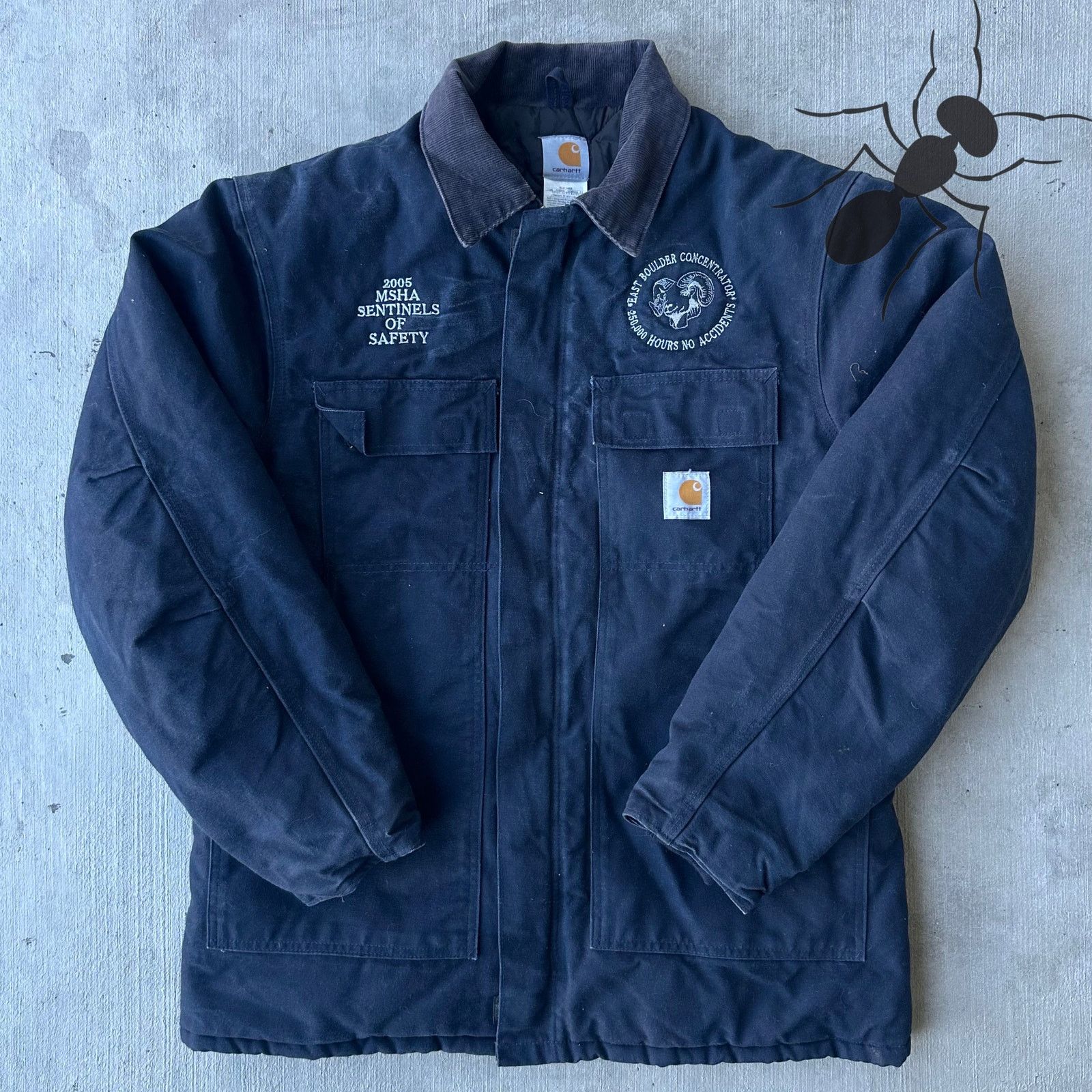 Carhartt × Vintage Petrol blue Carhartt Arctic jacket J02 J22 