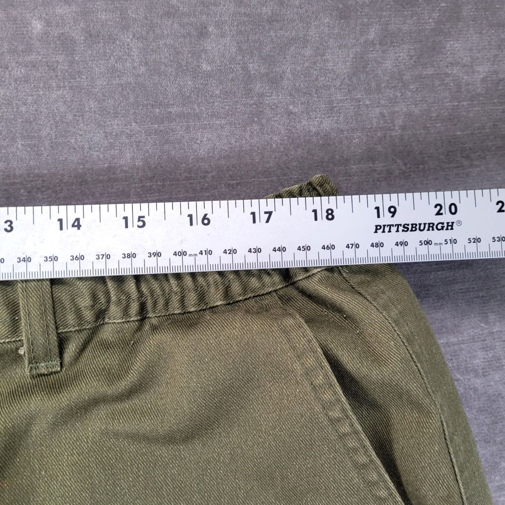 Vintage VINTAGE Boy Scouts of America BSA Mens Olive Green Canvas Uniform Shorts Size 40 Size US 40 / EU 56 - 6 Thumbnail