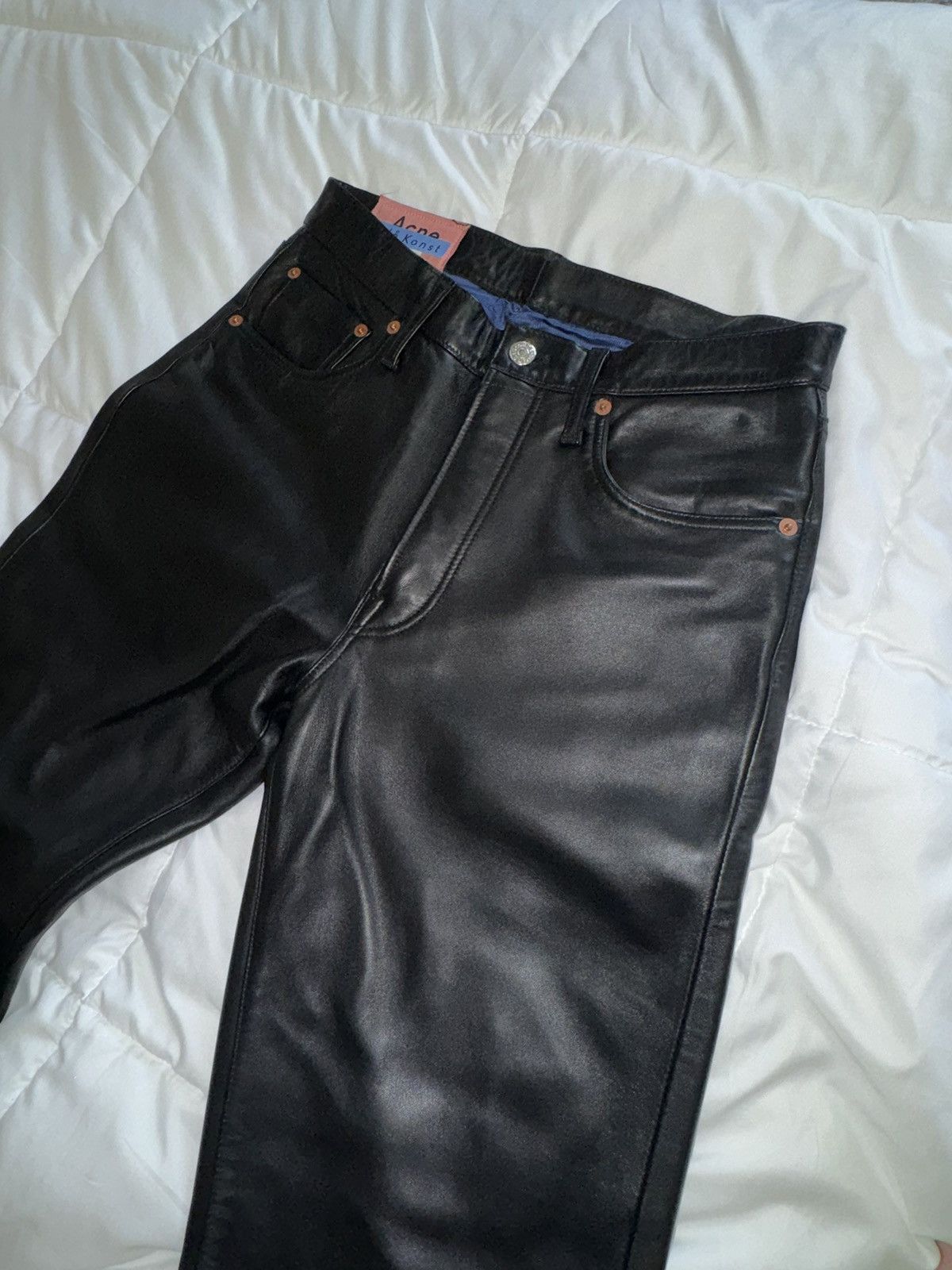 Acne Studios Acne Studios 1996 Leather Pants sz 31 Size US 31 - 1 Thumbnail