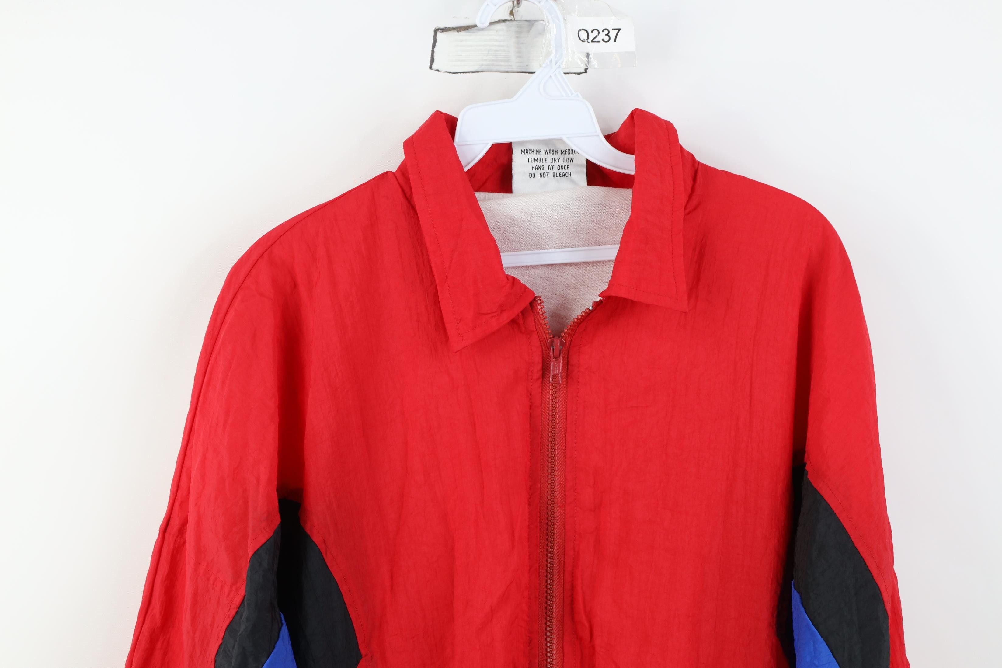 Vintage Vintage 90s Streetwear Lined Full Zip Windbreaker Jacket Size US L / EU 52-54 / 3 - 2 Thumbnail