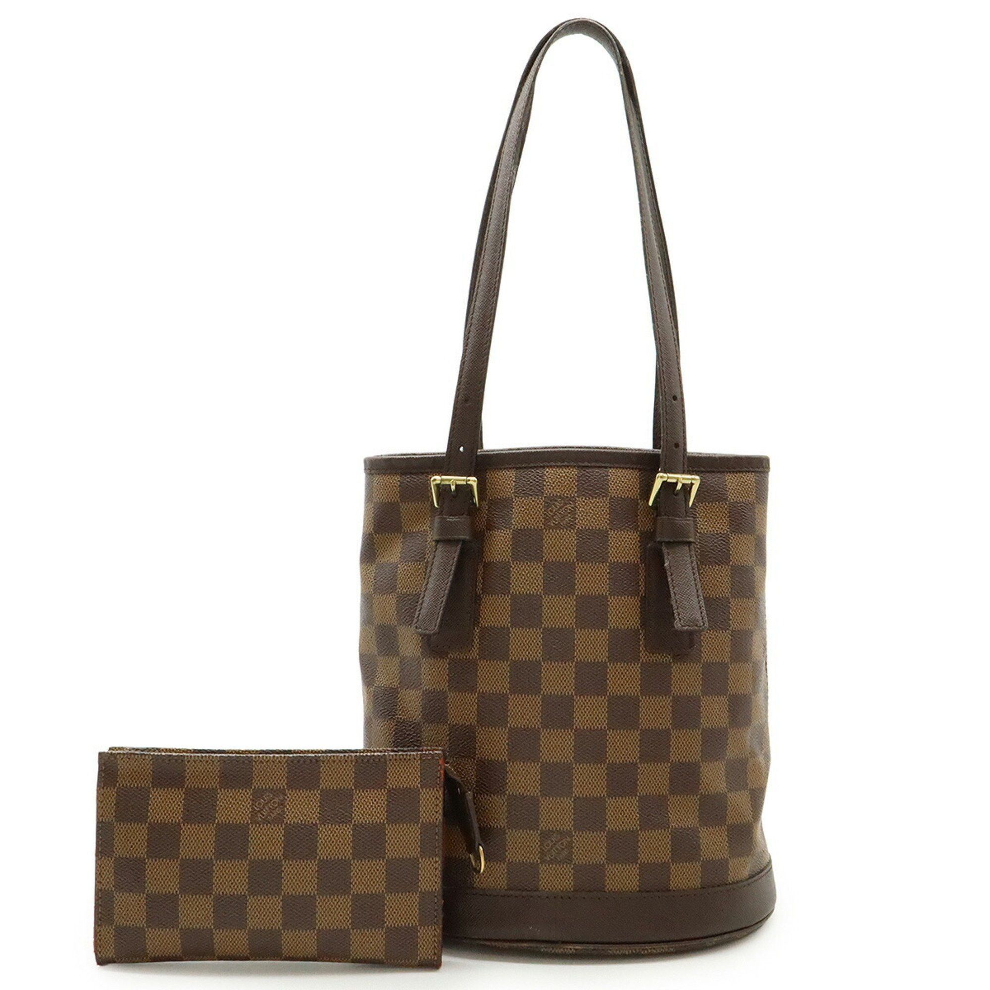 Louis Vuitton Damier Mare Bucket Shoulder Bag Tote N42240 in Brown, Women's