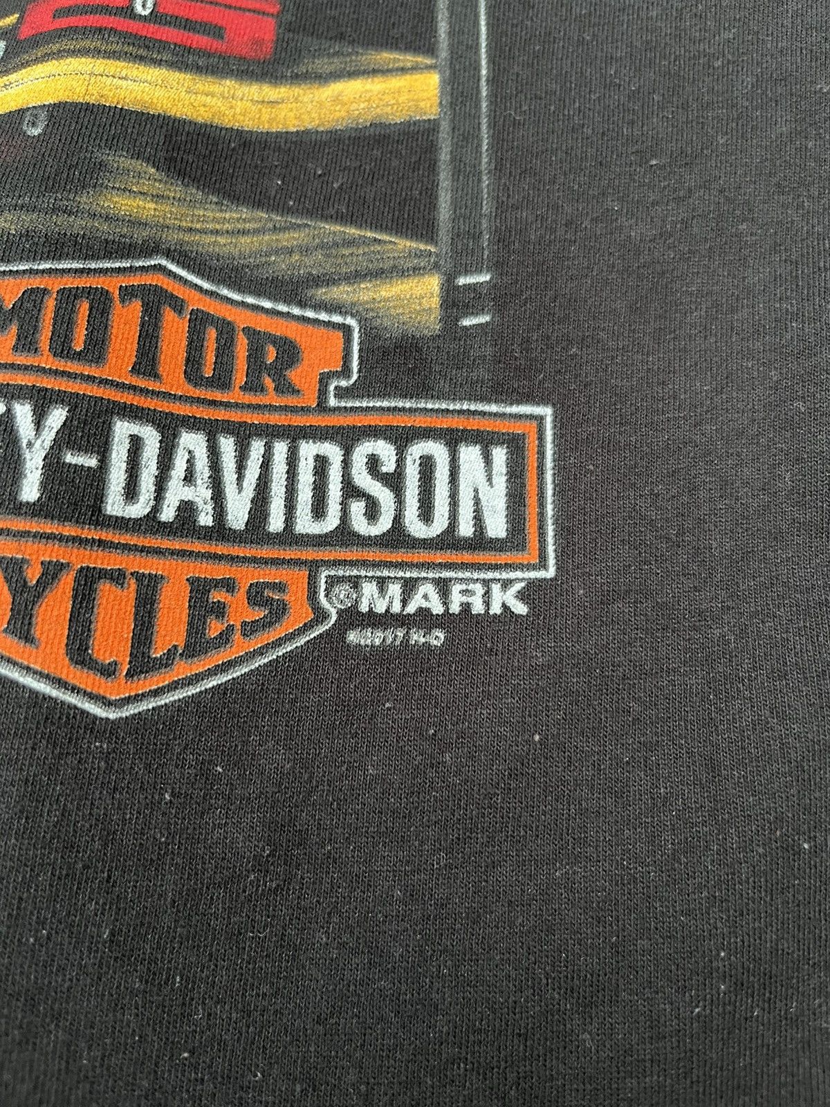 Harley Davidson Vintage Harley-Davidson pinup girl lady wheels t-shirt tee Size US M / EU 48-50 / 2 - 14 Thumbnail