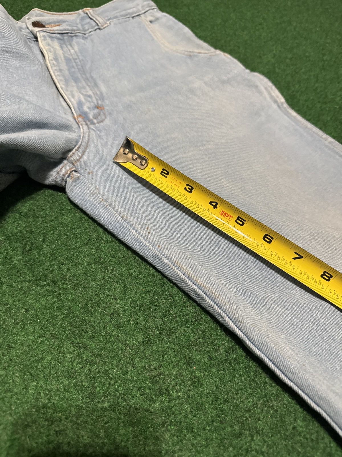 Vintage Vtg 70s Brittania Ultra Flare Bell Bottom Hippie 29x28 Jeans Size 29" - 11 Thumbnail