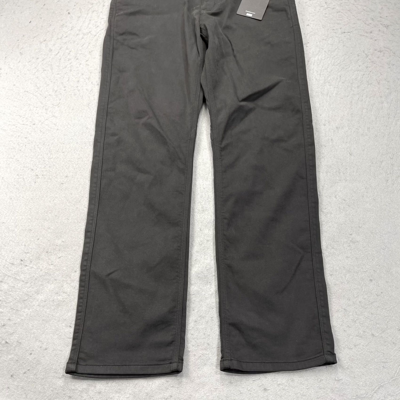 Vintage DU/ER No Sweat Straight Mens Chino Pants 30x30 Gray 5-Pocket Casual Vintage NWT Size US 30 / EU 46 - 3 Thumbnail
