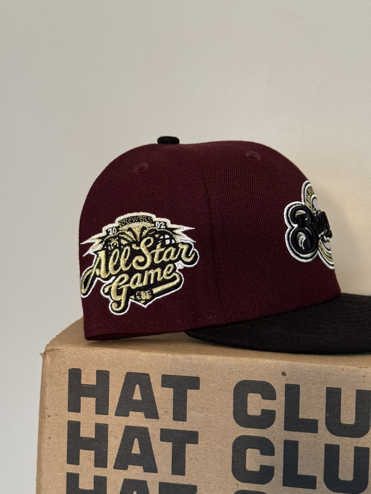 Hat Club × MLB × New Era 7 1/2 New Era Milwaukee Brewers Exclusive Fitted Size ONE SIZE - 2 Thumbnail