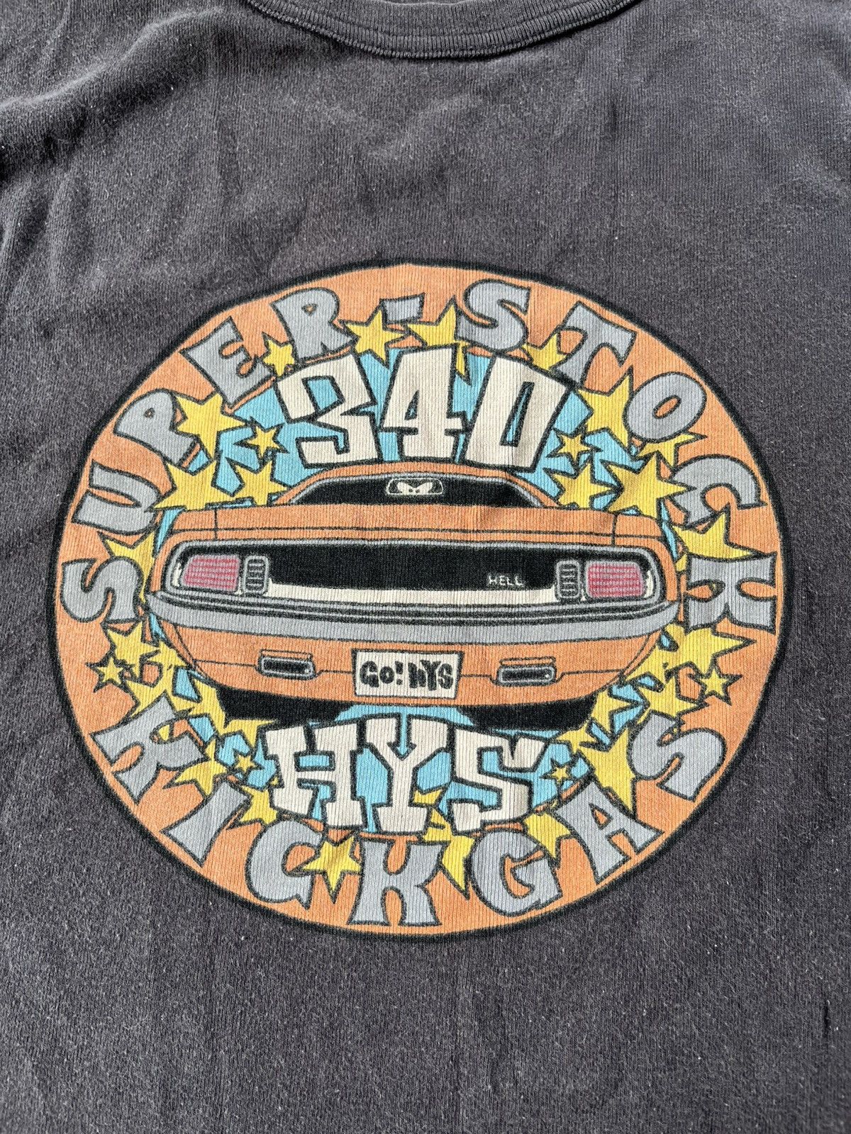 Hysteric Glamour × Japanese Brand ⚡️RARE⚡️Vintage Hysteric Glamour Kickgas Big Logo Tee Japan Size US M / EU 48-50 / 2 - 2 Thumbnail
