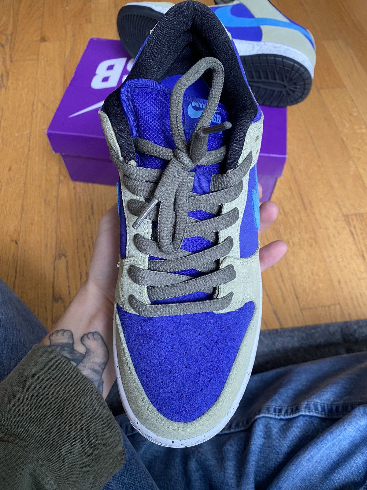 Nike × Nike ACG Nike SB Dunk Low Pro ACG Celadon Size US 9.5 / EU 42-43 - 13 Thumbnail
