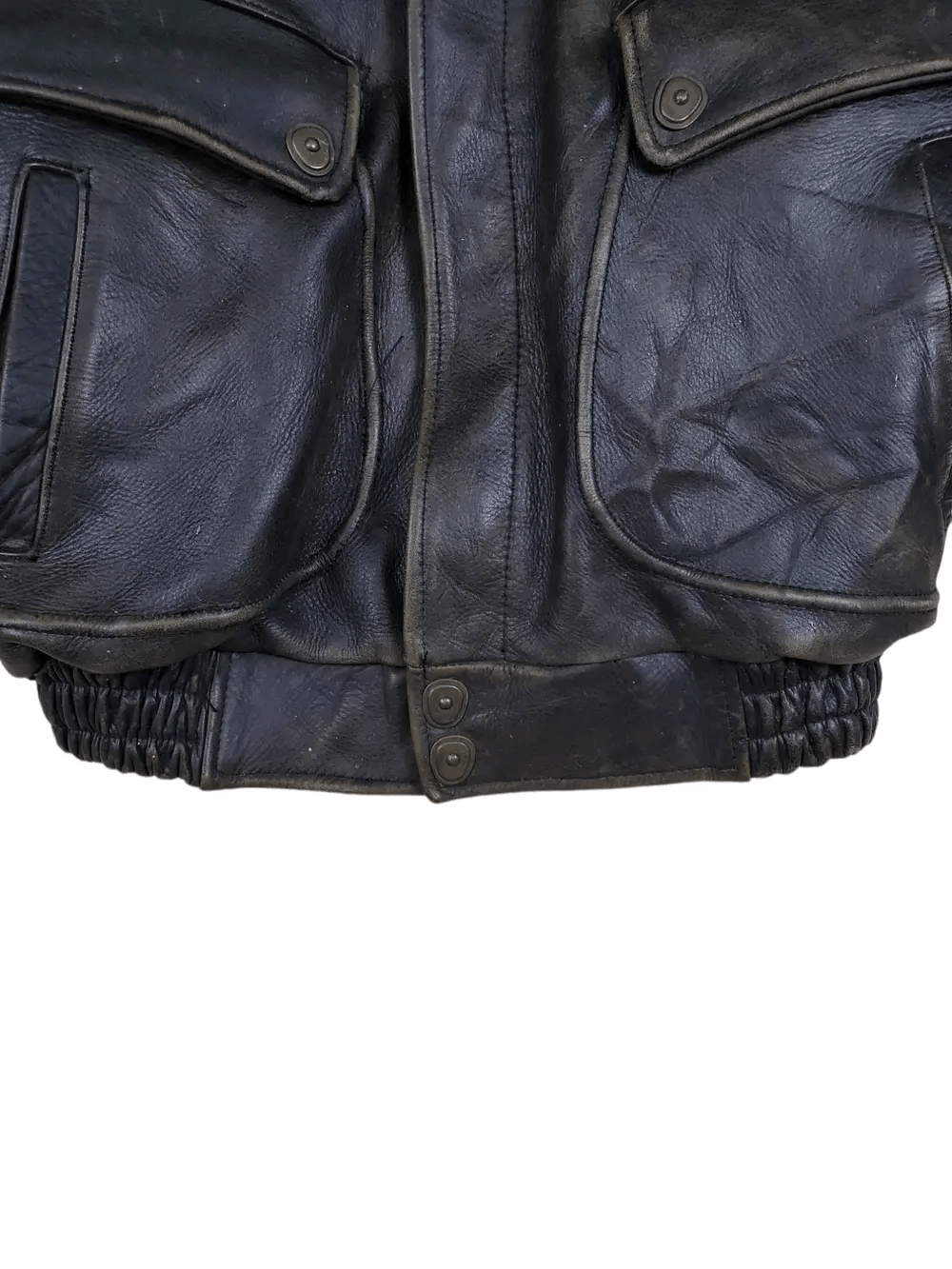 Genuine Leather 🔥Vintage Leather Jacket Human Being B3 Style🔥 Size US L / EU 52-54 / 3 - 7 Thumbnail