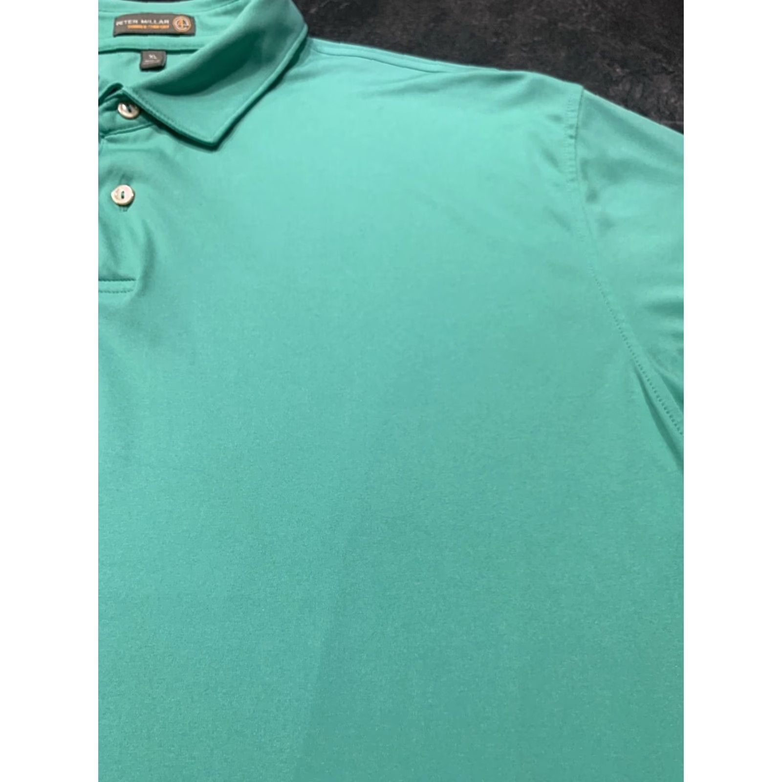 Peter Millar Peter Millar Summer Comfort Men XL Golf Polo Shirt Short Sleeve Green Stretch Casual Size US XL / EU 56 / 4 - 4 Thumbnail