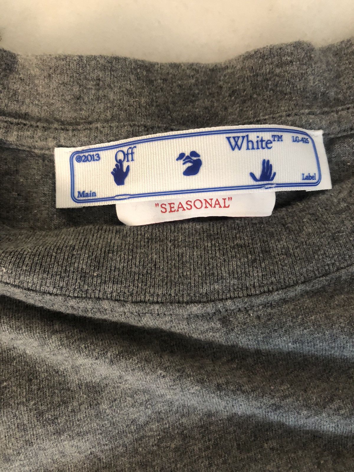 Off-White OFF-WHITE Paint Script Over Skate S/S Tee (Grey Colorway) Size US L / EU 52-54 / 3 - 3 Thumbnail