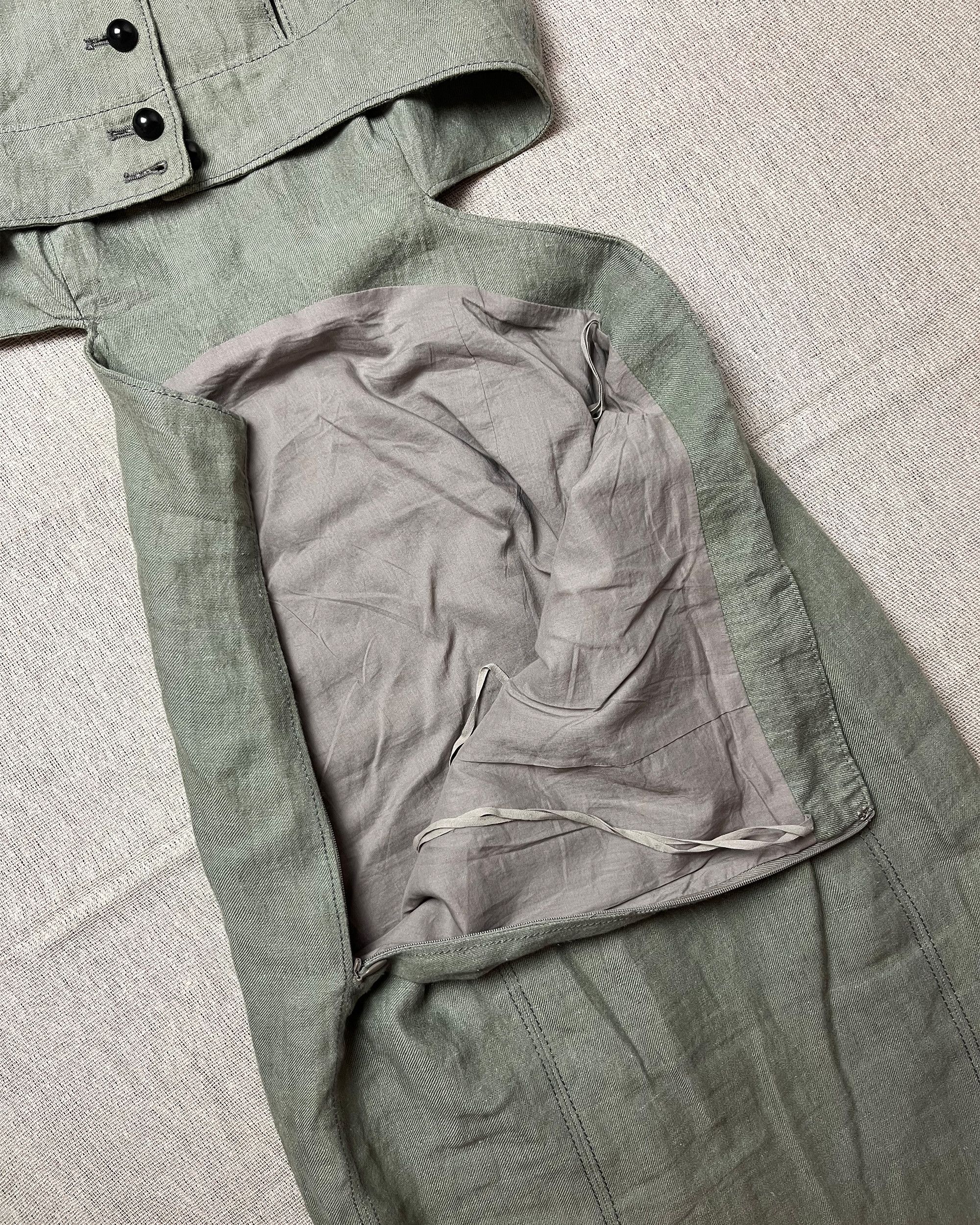 Proenza Schouler Proenza Schouler Grey cotton segmented midi dress Size XS / US 0-2 / IT 36-38 - 9 Thumbnail