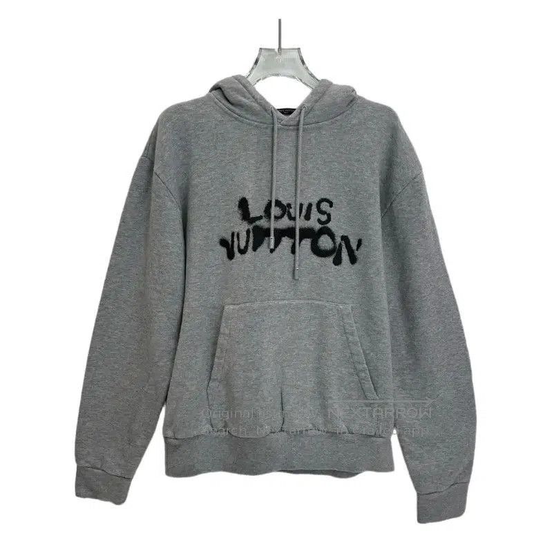 Other Louis Vuitton Gray Cotton Printed Long Sleeve Hoodie . Size M / US 6-8 / IT 42-44 - 1 Thumbnail