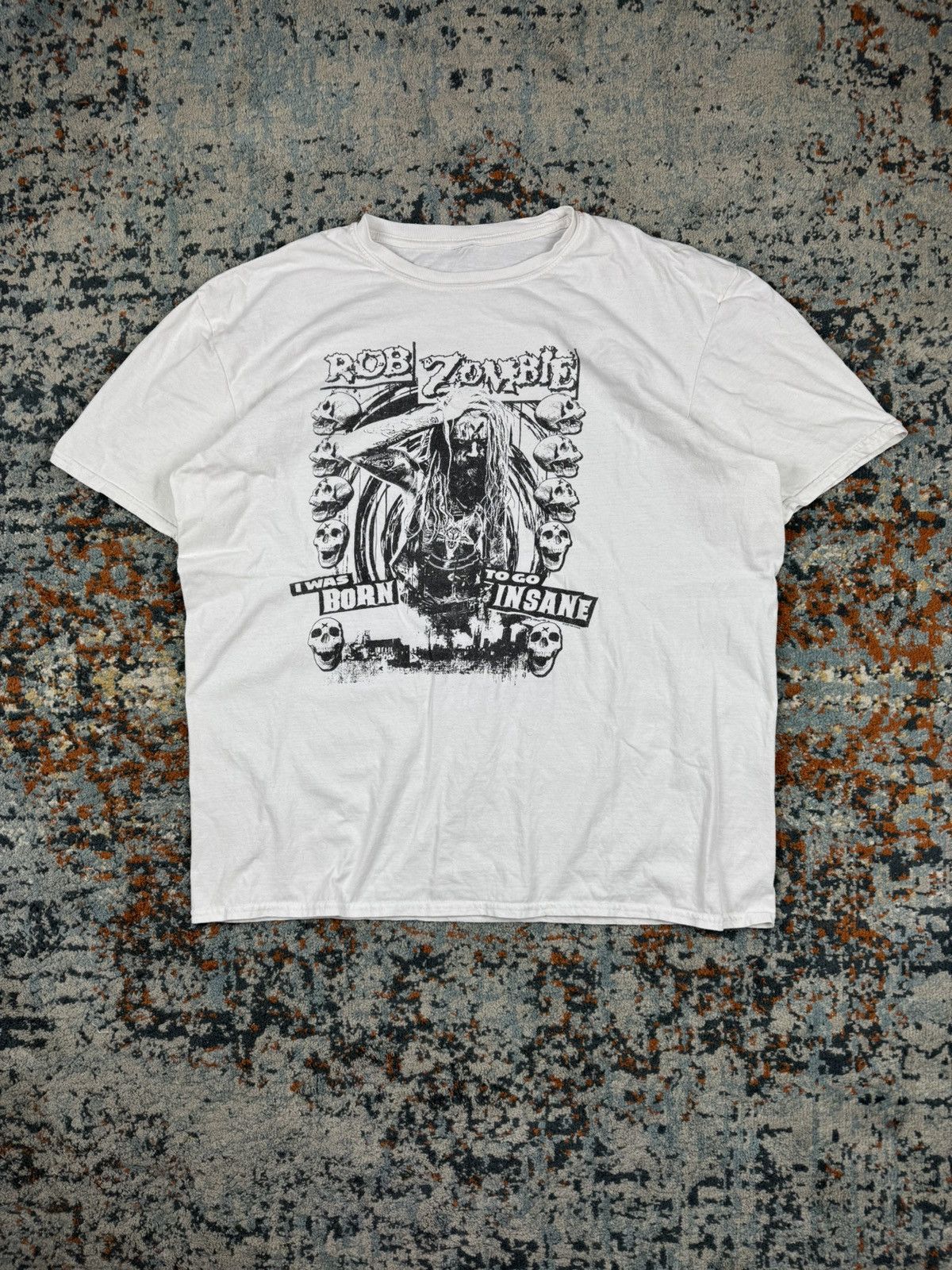 Band Tees × Vintage Vintage 00s Rob Zombie I was born to go insane graphic tee Size US XL / EU 56 / 4 - 1 Thumbnail