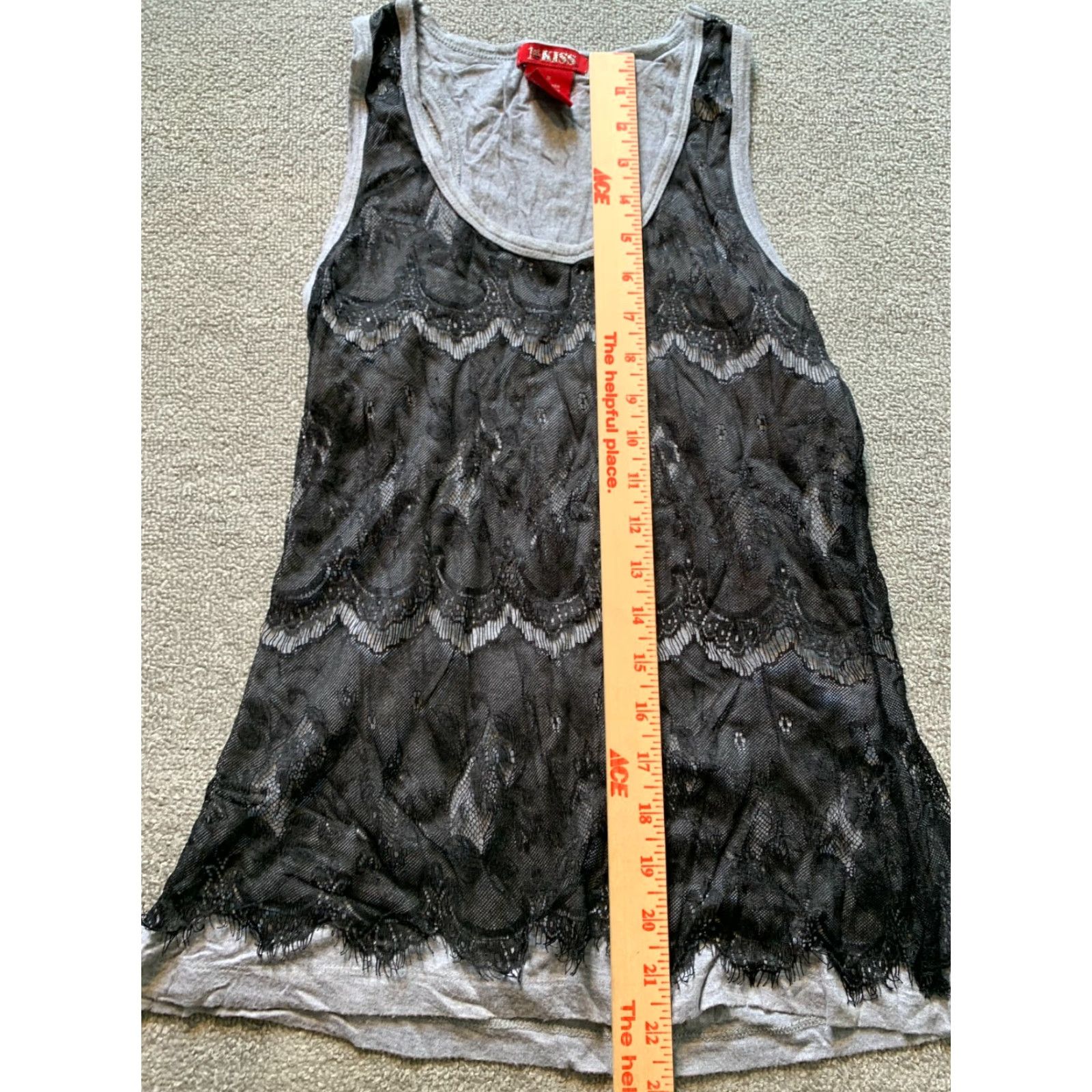 Vintage First Kiss Sleeveless Top Womens Medium M Black Size M / US 6-8 / IT 42-44 - 4 Thumbnail