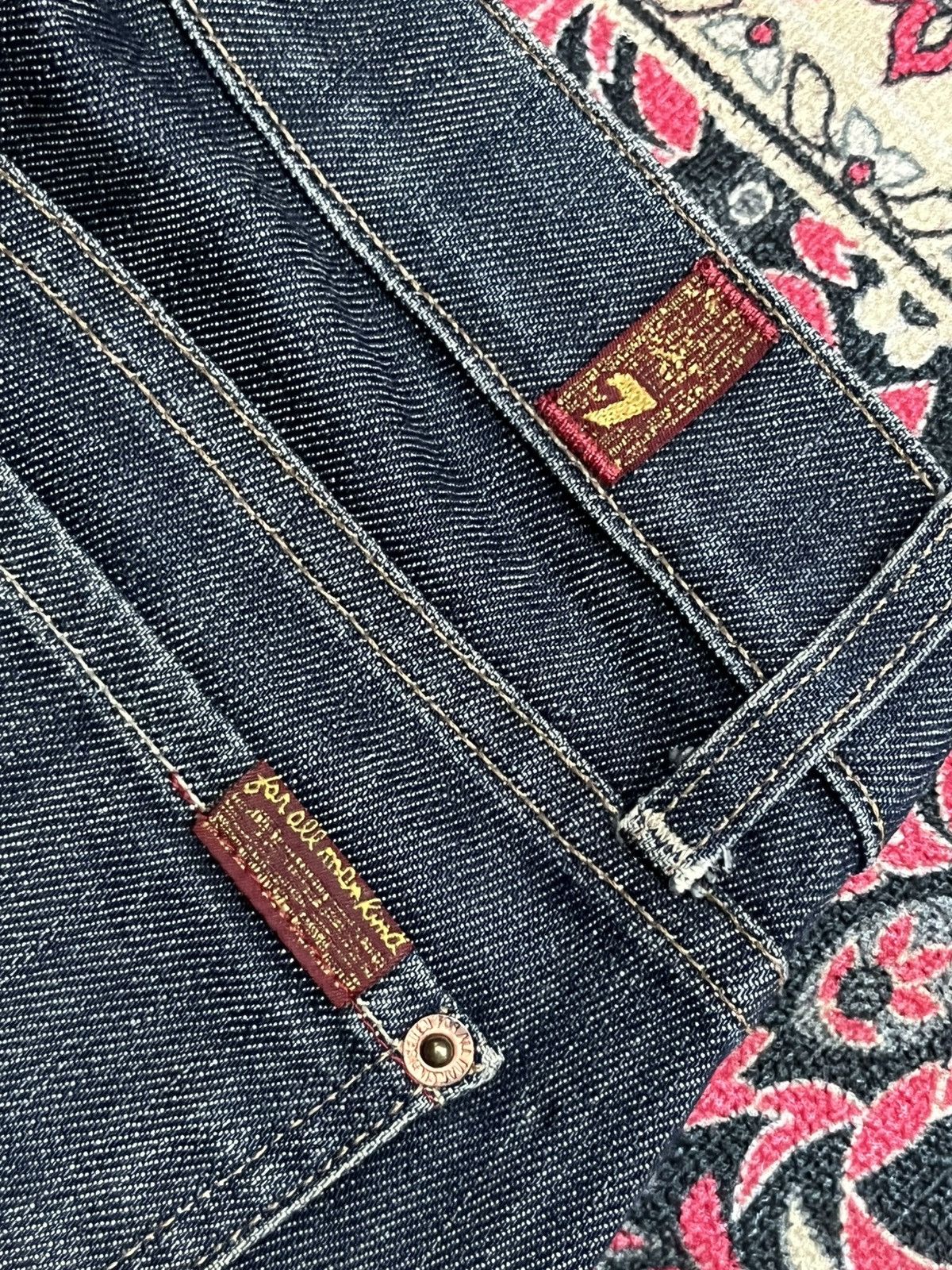 7 For All Mankind 7 For All Mankind Dark Blue Washed Flare Jeans Size 26" / US 2 / IT 38 - 8 Thumbnail