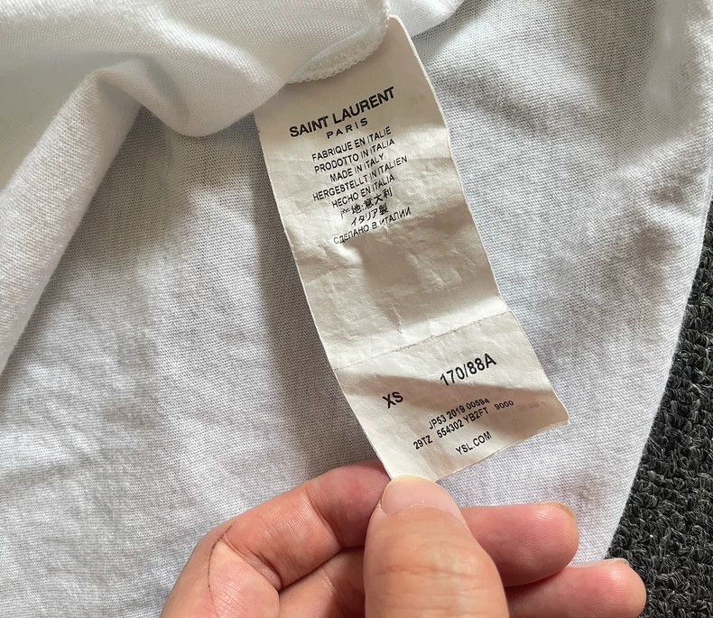 Saint Laurent Paris Saint Laurent Paris Pure white short sleeves 2505-Nextarrow Size US XS / EU 42 / 0 - 6 Thumbnail