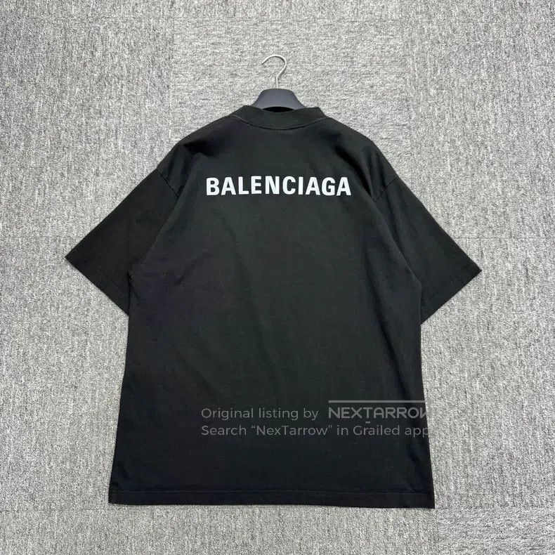 Balenciaga Balenciaga Reflective Letter Printed Short Sleeve Size US M / EU 48-50 / 2 - 5 Thumbnail