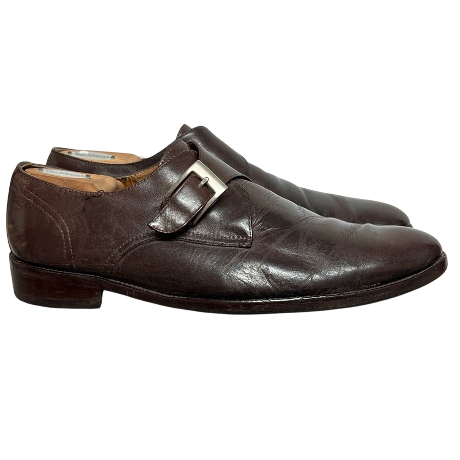 Allen Edmonds Allen Edmonds Mens Shoes 10 Norwich Monk Strap Made in Italy Size US 10 / EU 43 - 2 Thumbnail