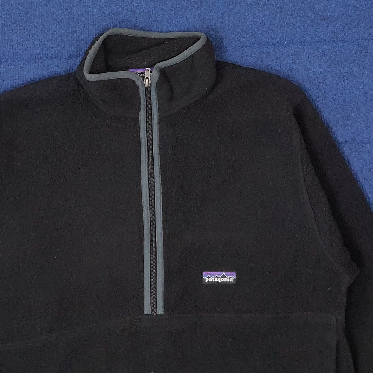 Patagonia Vintage Patagonia Harlf Zipper Outdoor Sweatshirt C260N23 Size US M / EU 48-50 / 2 - 2 Thumbnail
