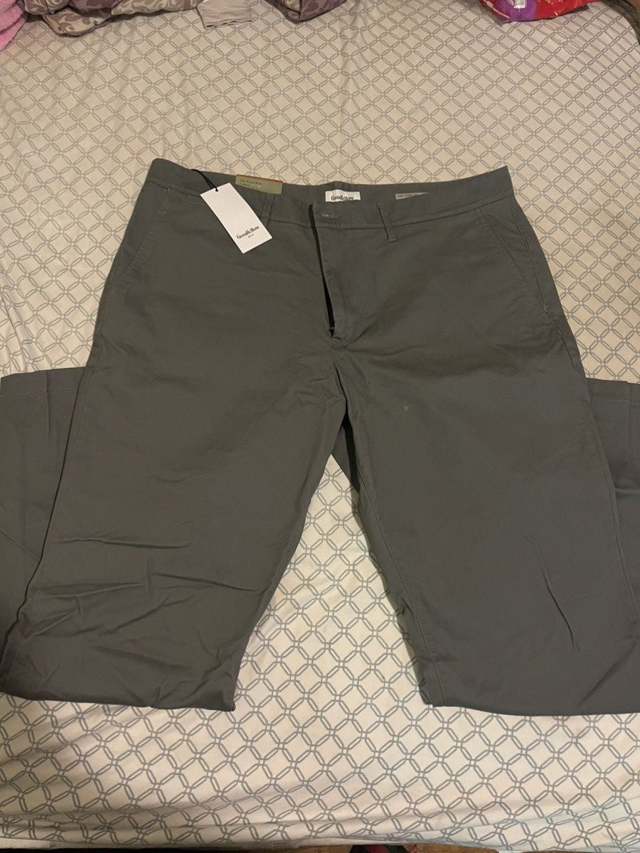 Vintage Grey Straight Chino Pants Size 40X32 👖 Size US 40 / EU 56 - 1 Thumbnail