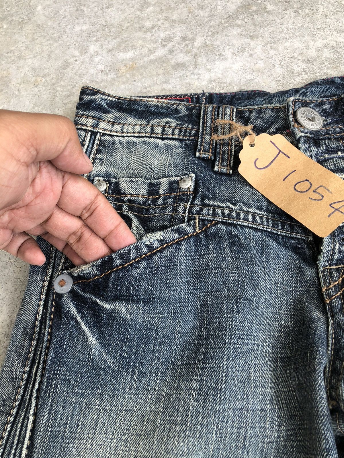 Marithe + Francois Girbaud Marithe Francois Girbaud Flared Jeans Distressed Denim Size US 28 / EU 44 - 15 Thumbnail