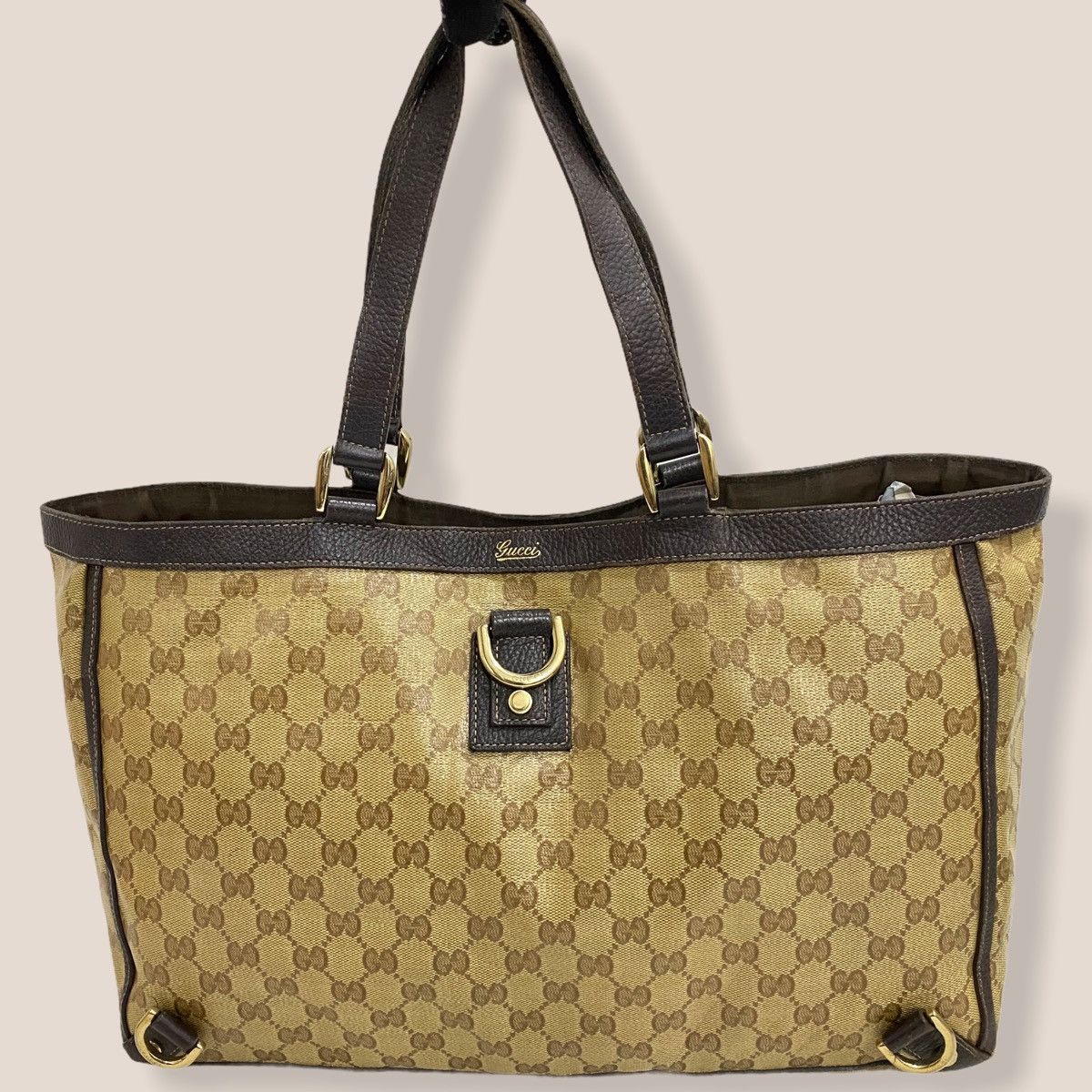 Gucci ‼️LASTDROP‼️ AUTHENTIC GUCCI GG CRYSTAL ABBEY D-RING TOTE BAG Size ONE SIZE - 1 Thumbnail