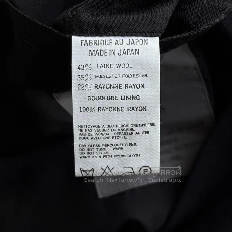 Yohji Yamamoto YOHJI YAMAMOTO Rounded Zipper Suit Size US S / EU 44-46 / 1 - 6 Thumbnail