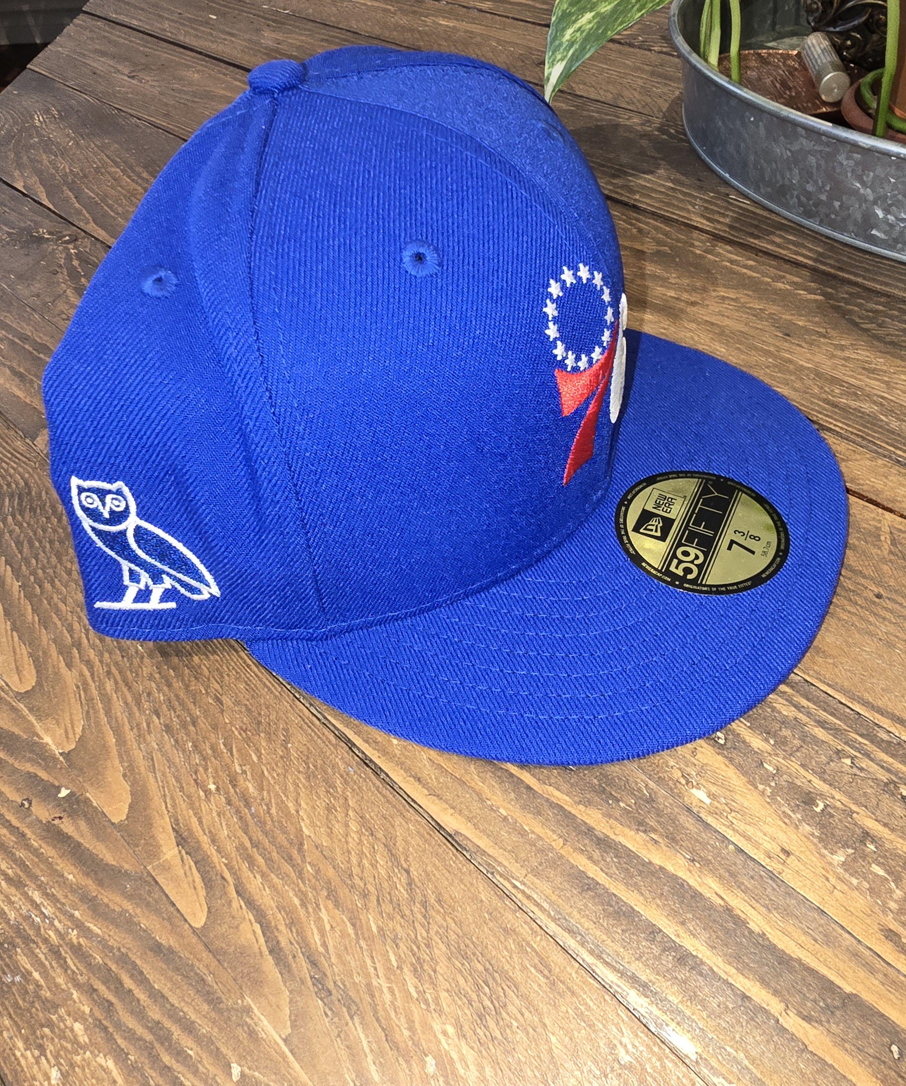 New Era × October's Very Own Fitted 76ers OVO x New Era 7 3/8 Size ONE SIZE - 2 Thumbnail
