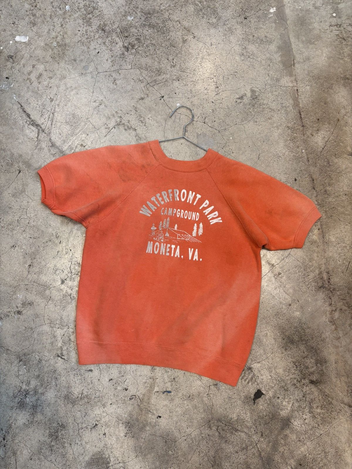 Vintage True Vintage 60-70s Sun Faded S/S Sweatshirt Size US M / EU 48-50 / 2 - 1 Thumbnail