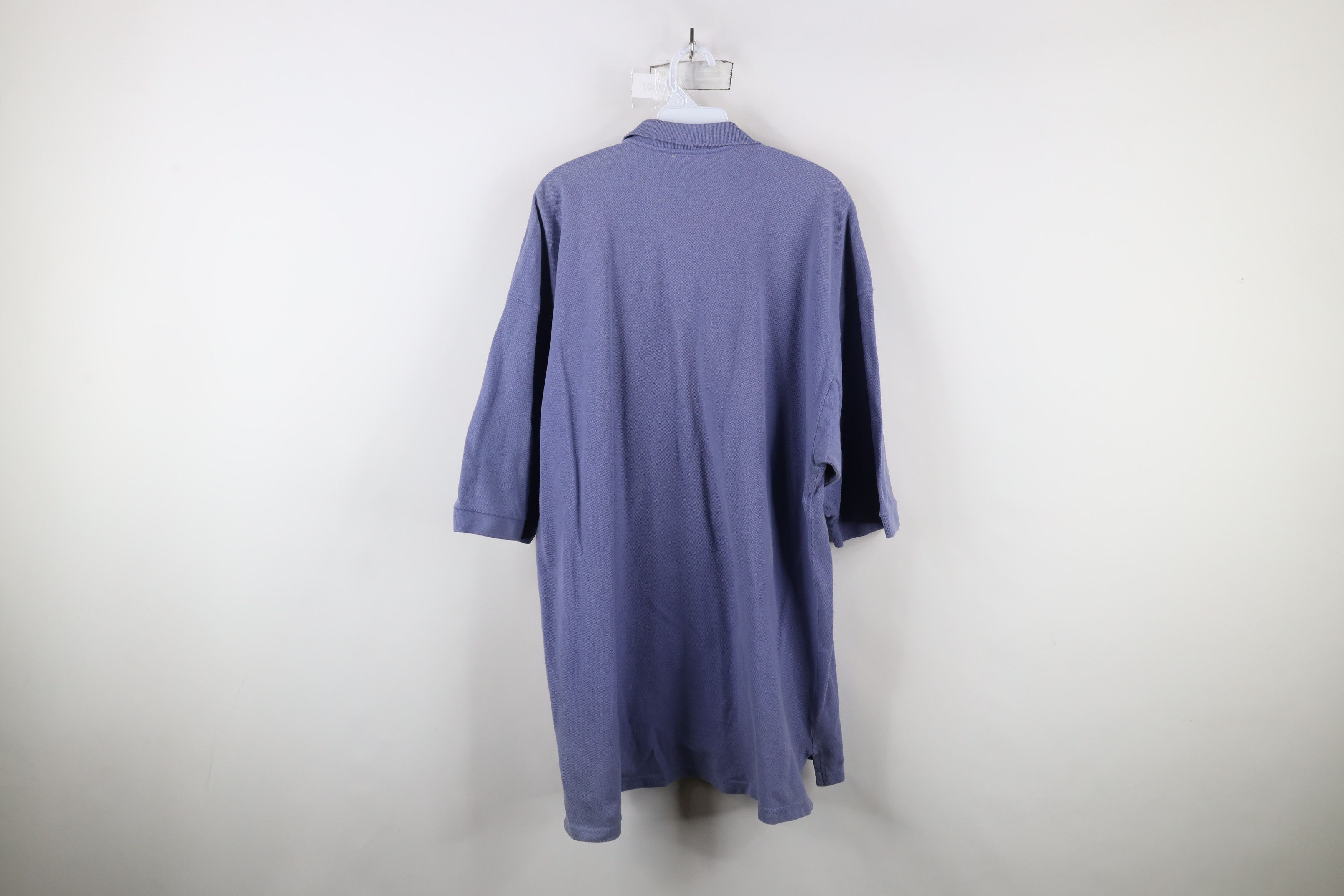 Vintage Vintage 90s Streetwear Bison Collared Polo Shirt Purple Size US XL / EU 56 / 4 - 12 Thumbnail