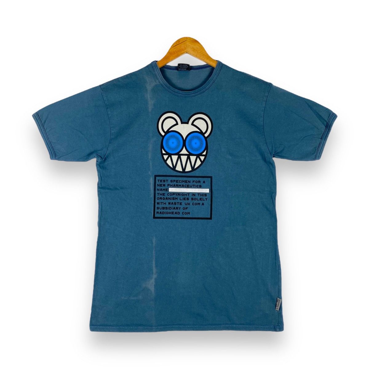 Band Tees Vintage 00's RADIOHEAD Sex Work Death Band Faded Tee Size US M / EU 48-50 / 2 - 1 Thumbnail