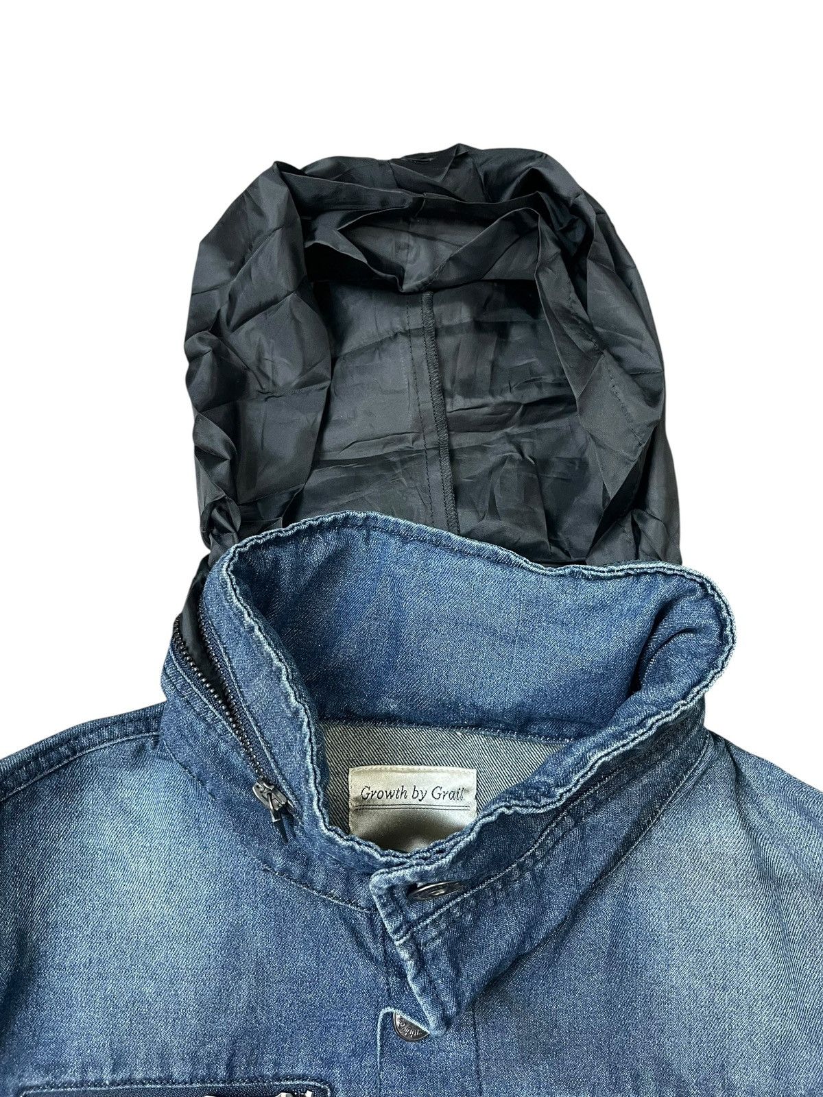 Japanese Brand Vintage Growth By Grail Denim Jacket Civarize Size US M / EU 48-50 / 2 - 5 Thumbnail