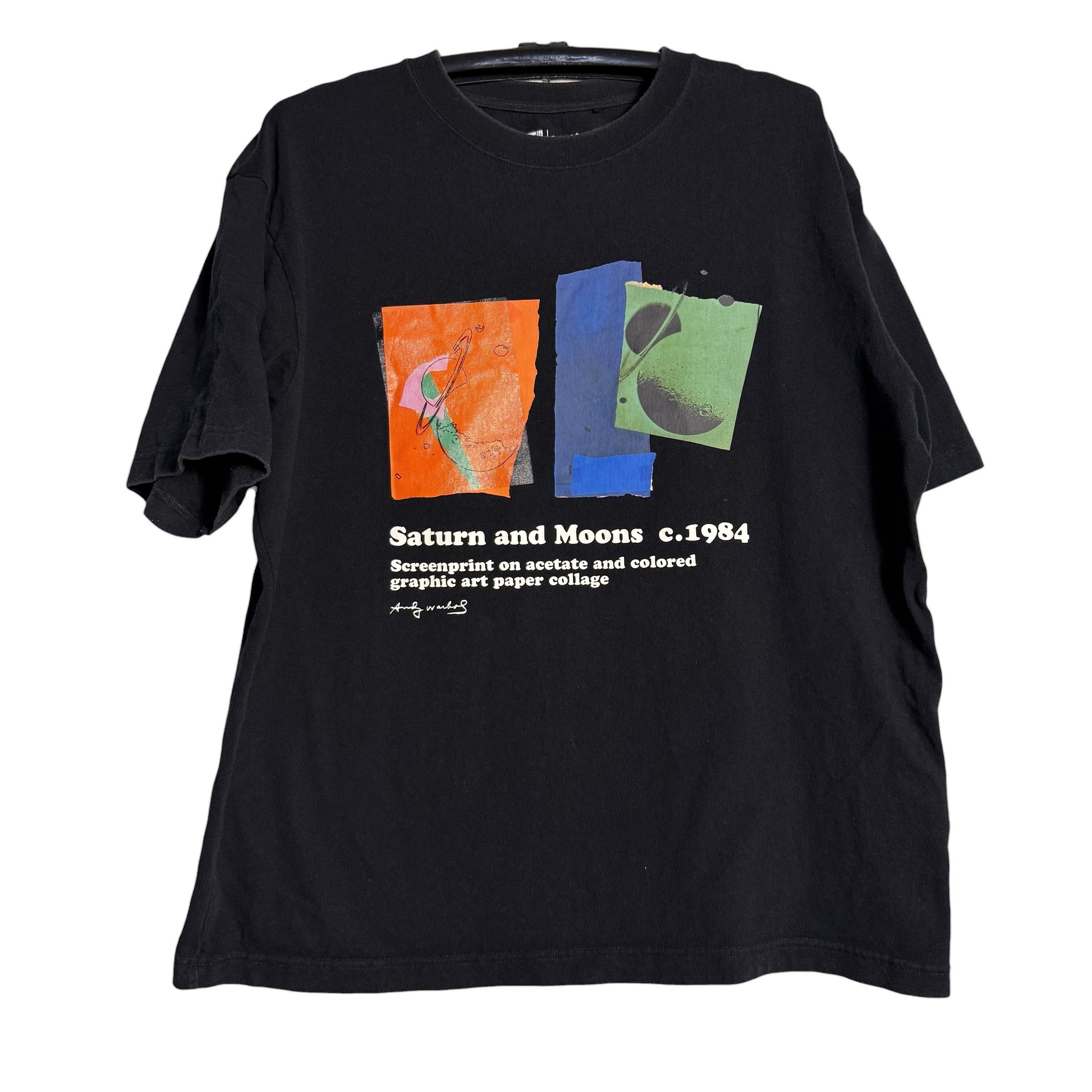 Andy Warhol × Uniqlo 🔥RARE🔥Uniqlo UT x Andy Warhol 'Saturn & Moons' T-shirt Size US L / EU 52-54 / 3 - 1 Thumbnail