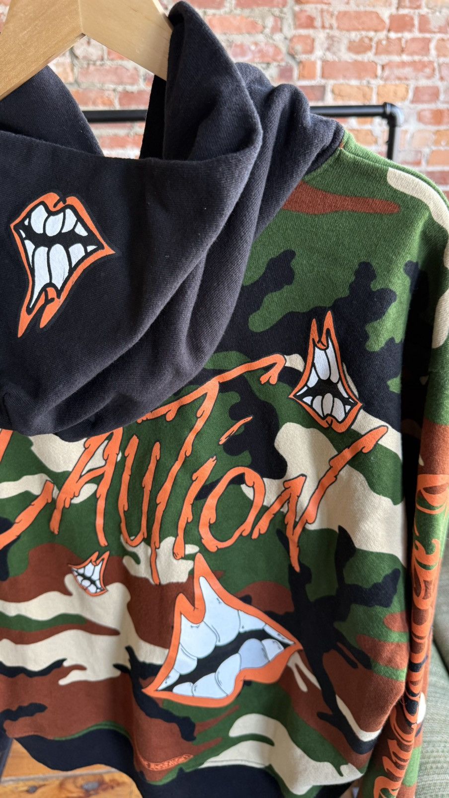 Chrome Hearts Chrome Hearts Matty Boy ‘Caution Camo’ Hoodie Size US XL / EU 56 / 4 - 6 Thumbnail