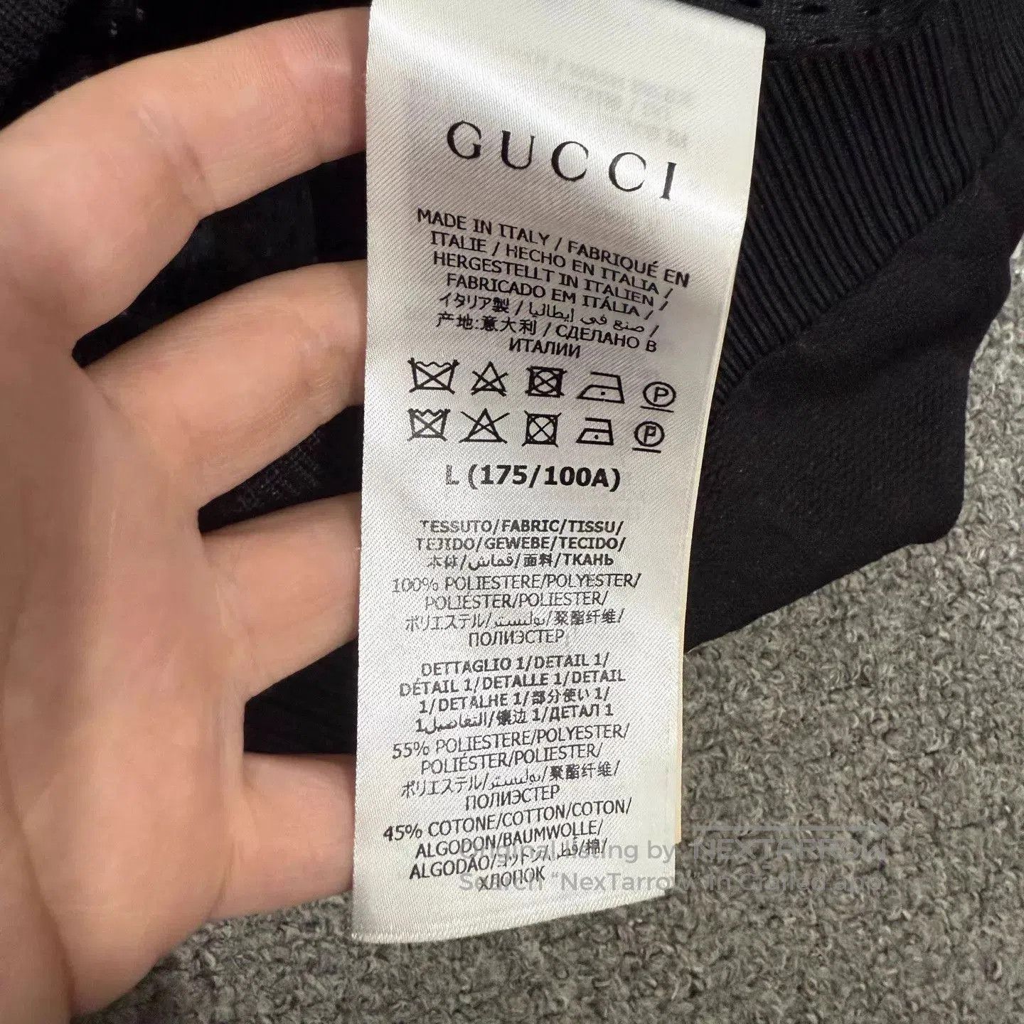 Gucci Black Striped Bomber Jacket with Zip Closure. Size US L / EU 52-54 / 3 - 4 Thumbnail