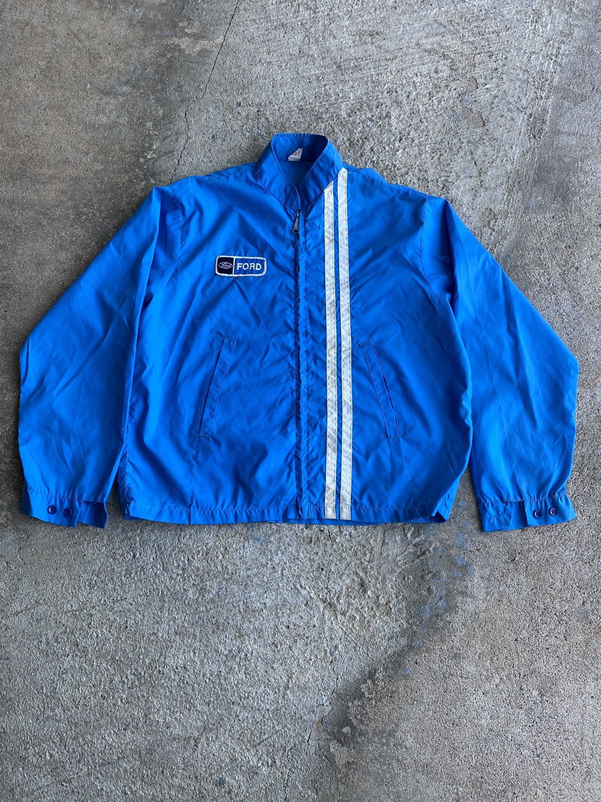 Vintage 60’s Ford Stripe Full Zip Jacket