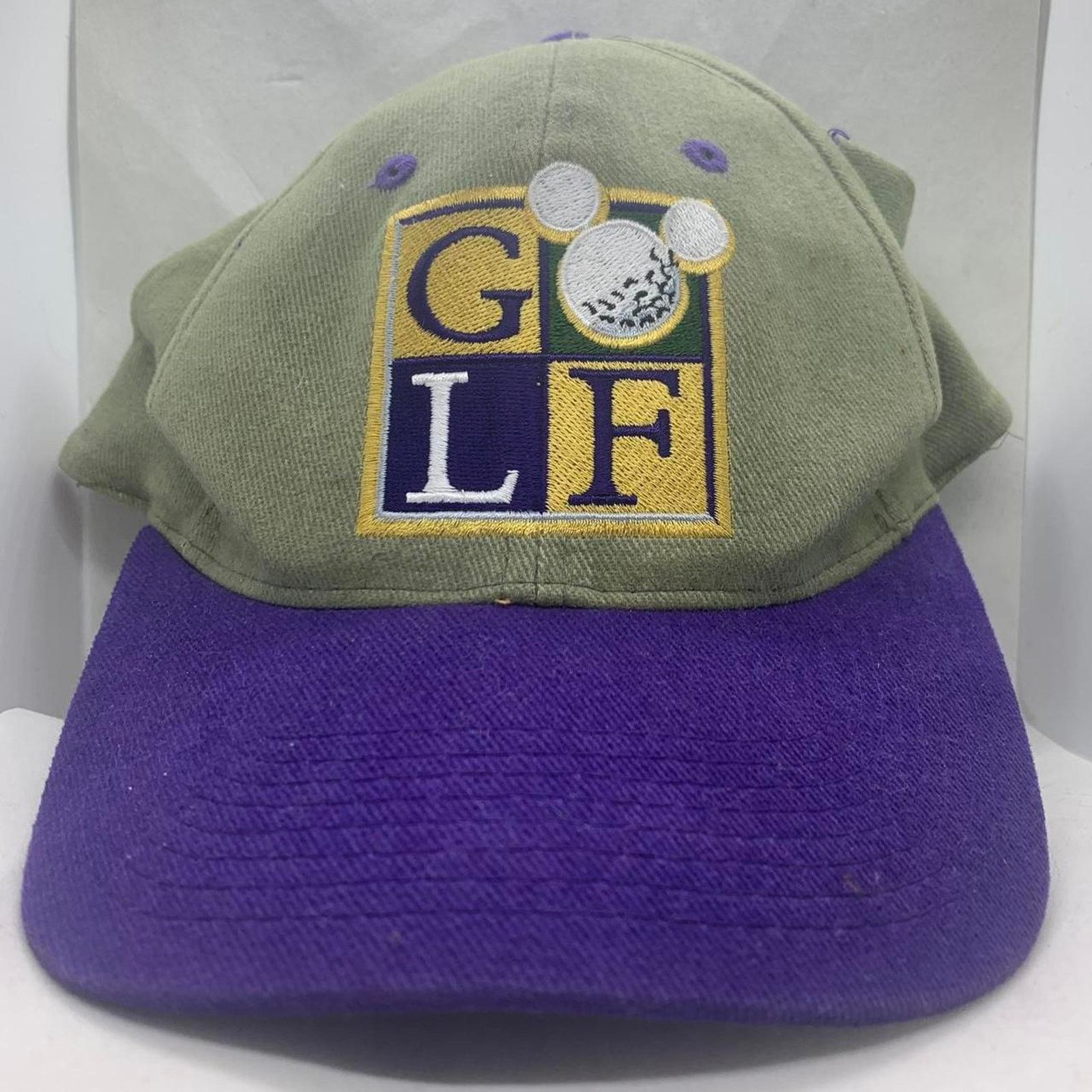 Drew Pearson vintage 90’s DISNEY MICKEY MOUSE GOLF strap back dad hat cap Size ONE SIZE - 1 Thumbnail