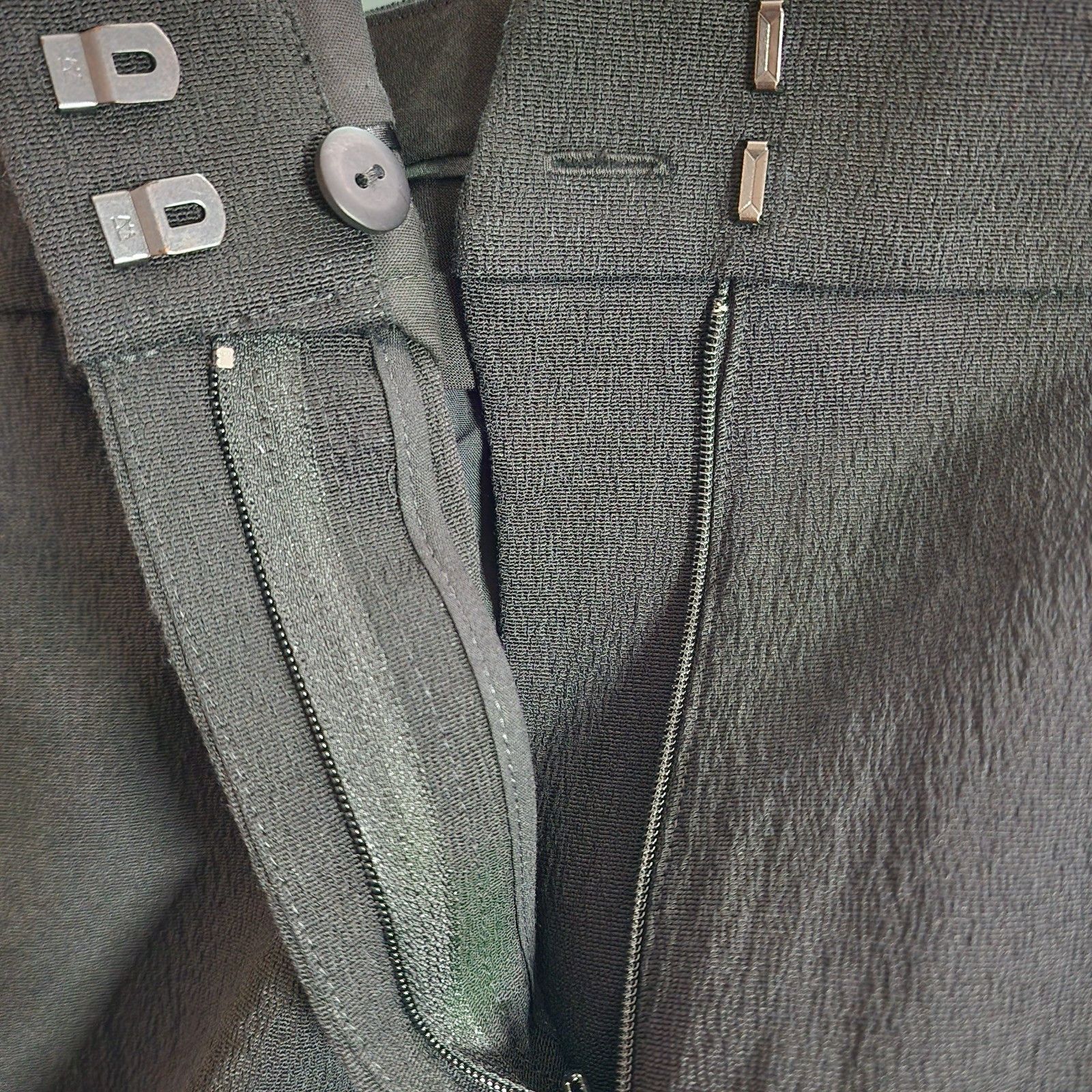 TOVE Tove Simone Black Wide Leg Pants Sz 38/6 | Cropped High Ris Size 28" / US 6 / IT 42 - 8 Thumbnail