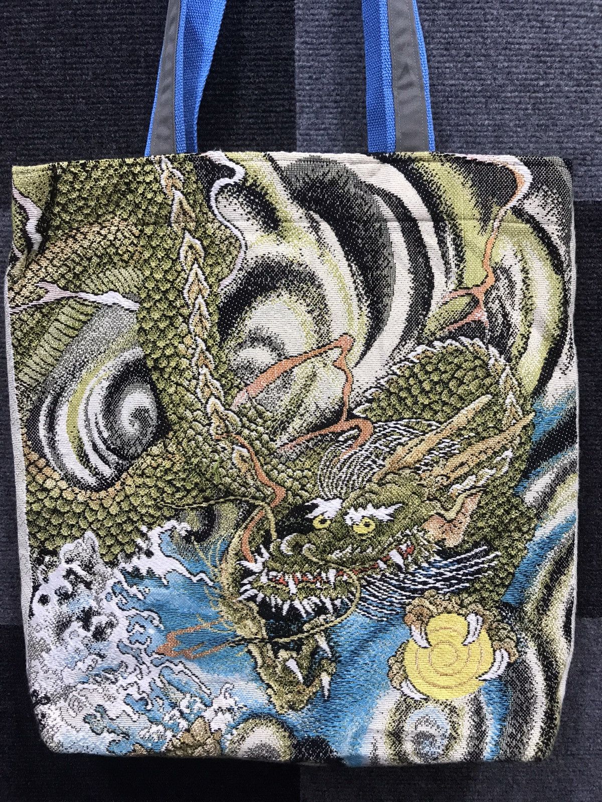 Other VERY RARE DRAGON EMBROIDERY TOTE BAG Size ONE SIZE - 2 Thumbnail