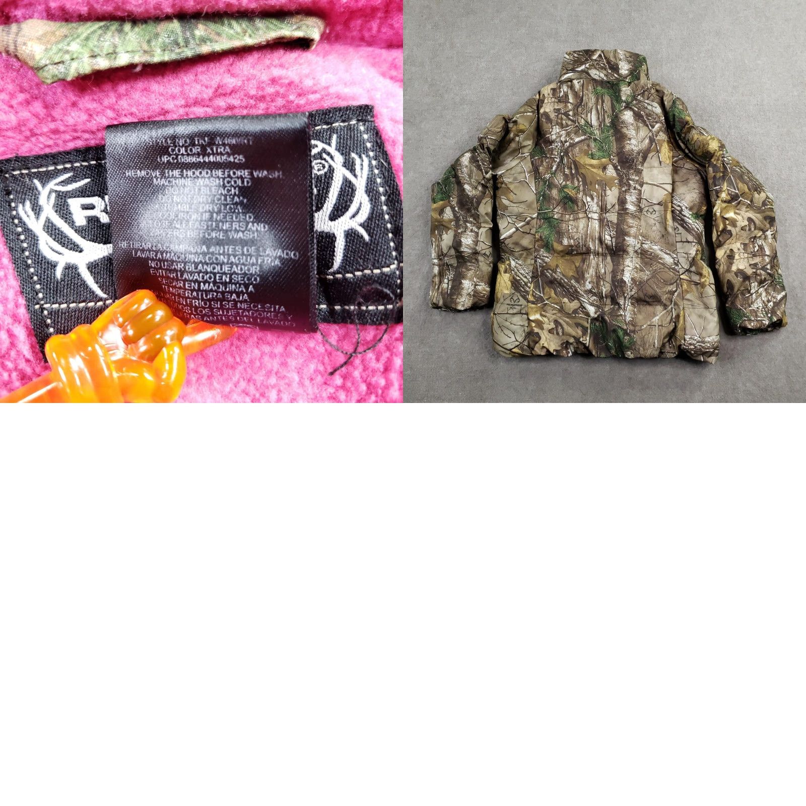 Realtree Realtree Jacket Women L Puffer Insulated Full Zip Hooded Camouflage Brown Green Multicolor Logo Casual Workwear Mens Womens Girls Boys Size L / US 10 / IT 46 - 8 Thumbnail