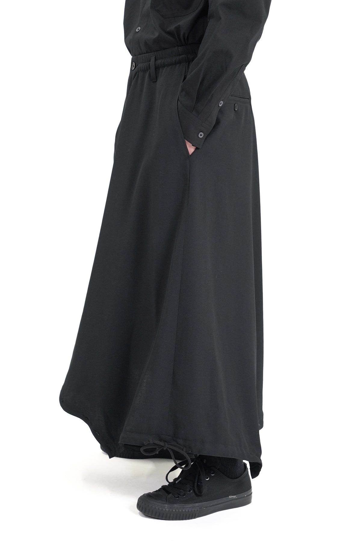 Yohji Yamamoto Yohji Yamamoto Pour Homme WGabardine Sarouel Skirt Wide Pant Size US 32 / EU 48 - 10 Thumbnail