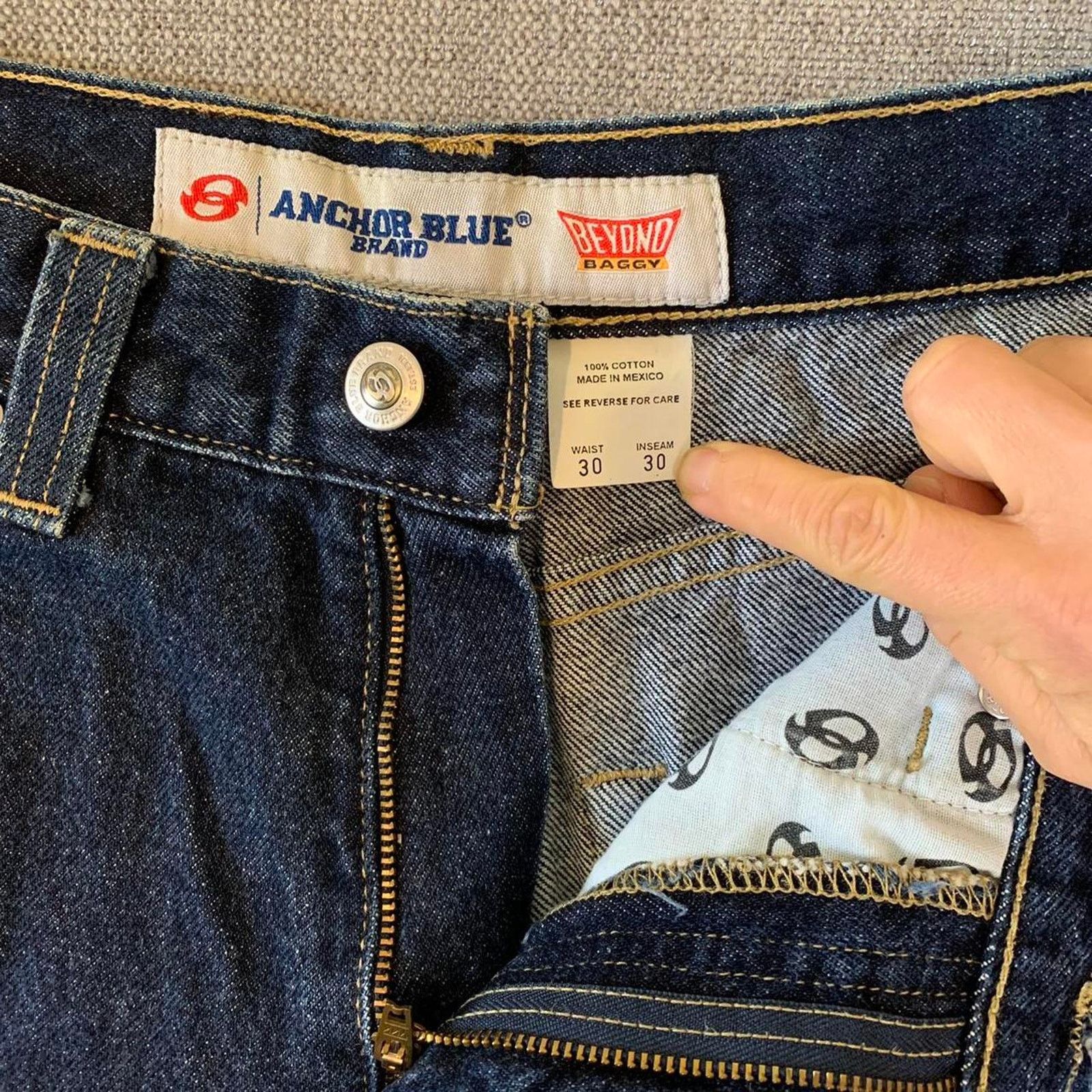 Anchor Blue Y2K Anchor blue Beyond Baggy Denim Jeans Size US 29 - 6 Thumbnail